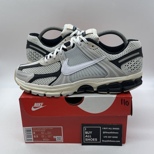 Size 8 - Nike Air Zoom Vomero 5 Supersonic Black Grey Suede Leather (FN7649-110)
