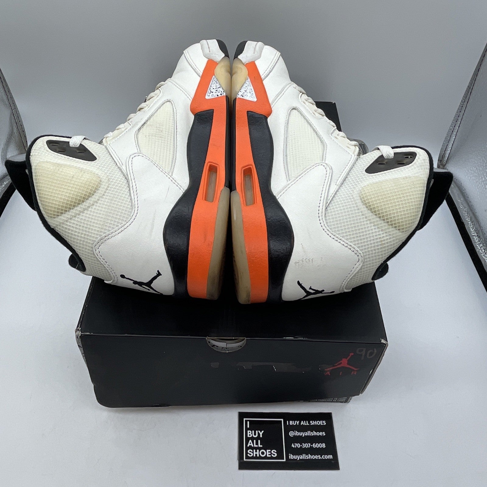 Size 8 - Jordan 5 Shattered Backboard Black Tan Orange Leather (DC1060-100)