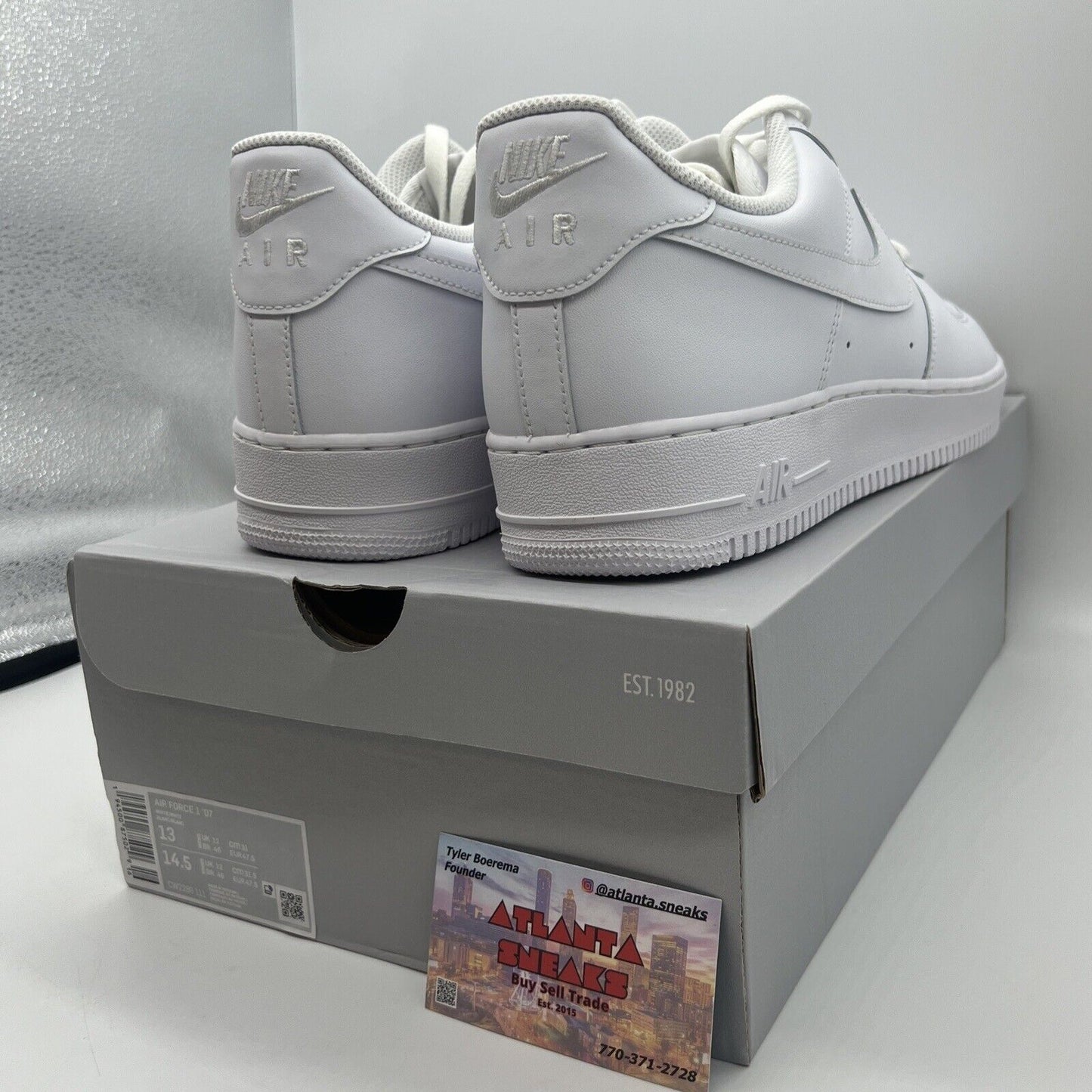 Size 13 - Nike Air Force 1 '07 Low Triple White