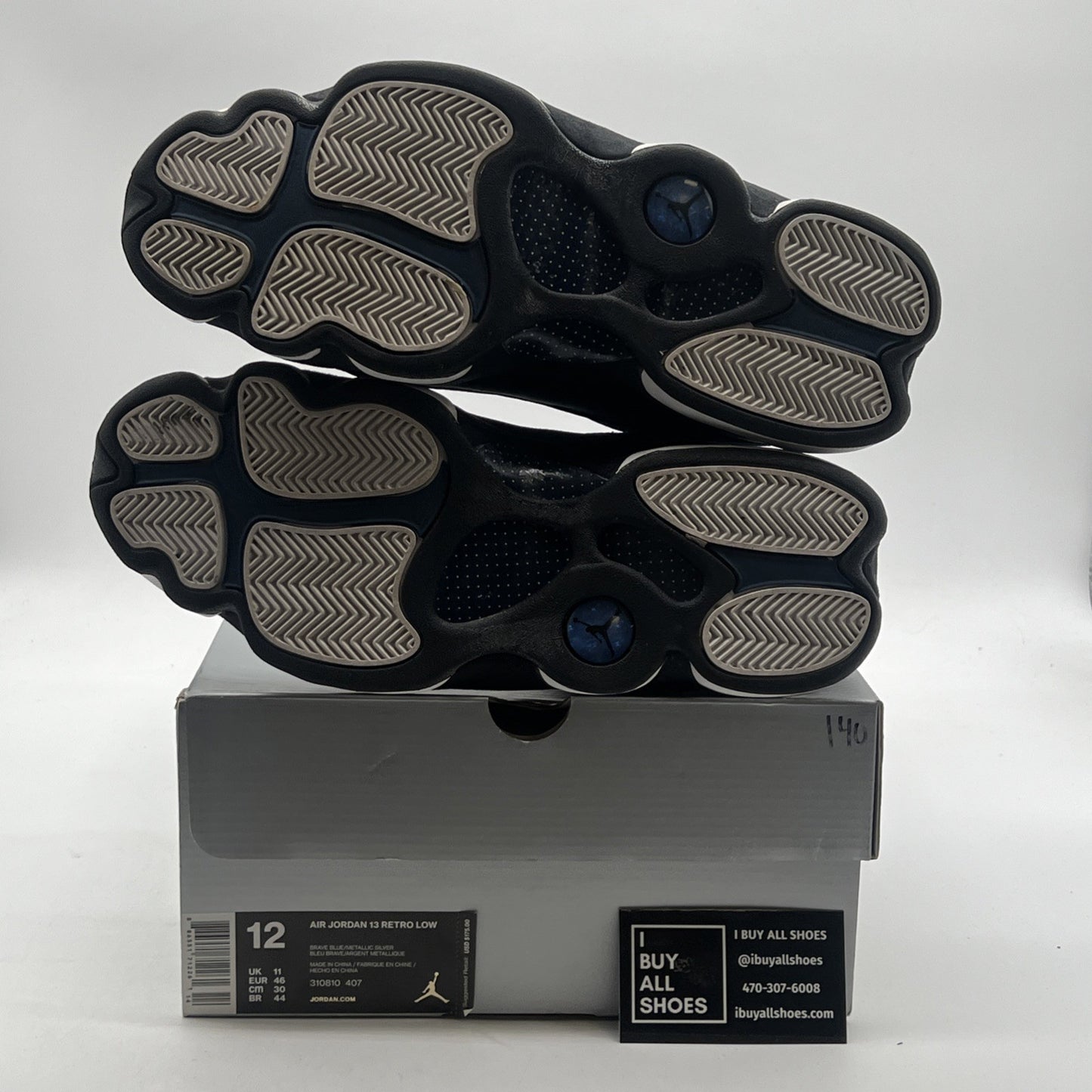Size 12 - Air Jordan 13 Retro 2017 Low Brave Blue (310810-407)