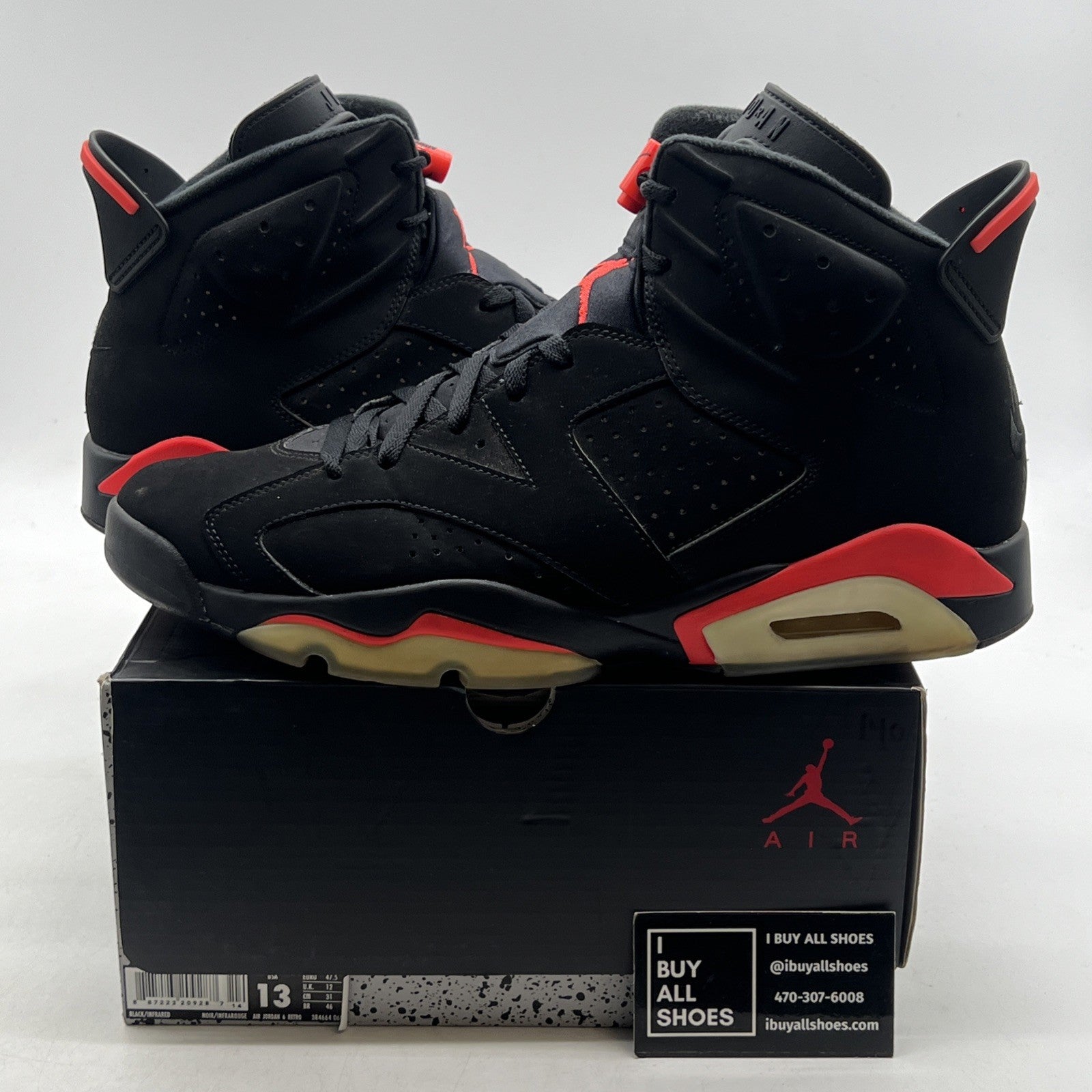 Size 13 - Air Jordan 6 Retro Mid Infrared (384664-060)