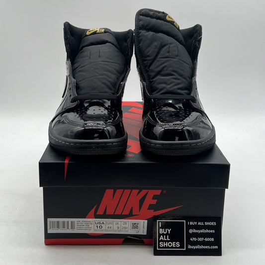 Size 10 - Air Jordan 1 Black 2020 (555088-032)