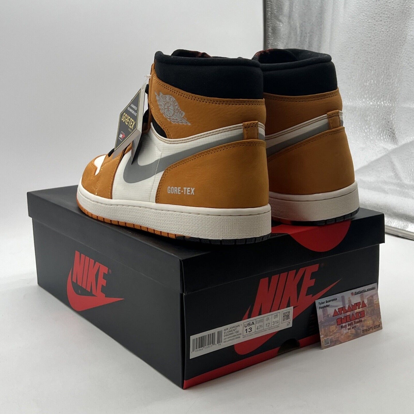 Size 13 - Air Jordan 1 Element GORE-TEX High Light Curry (DB2889-700)