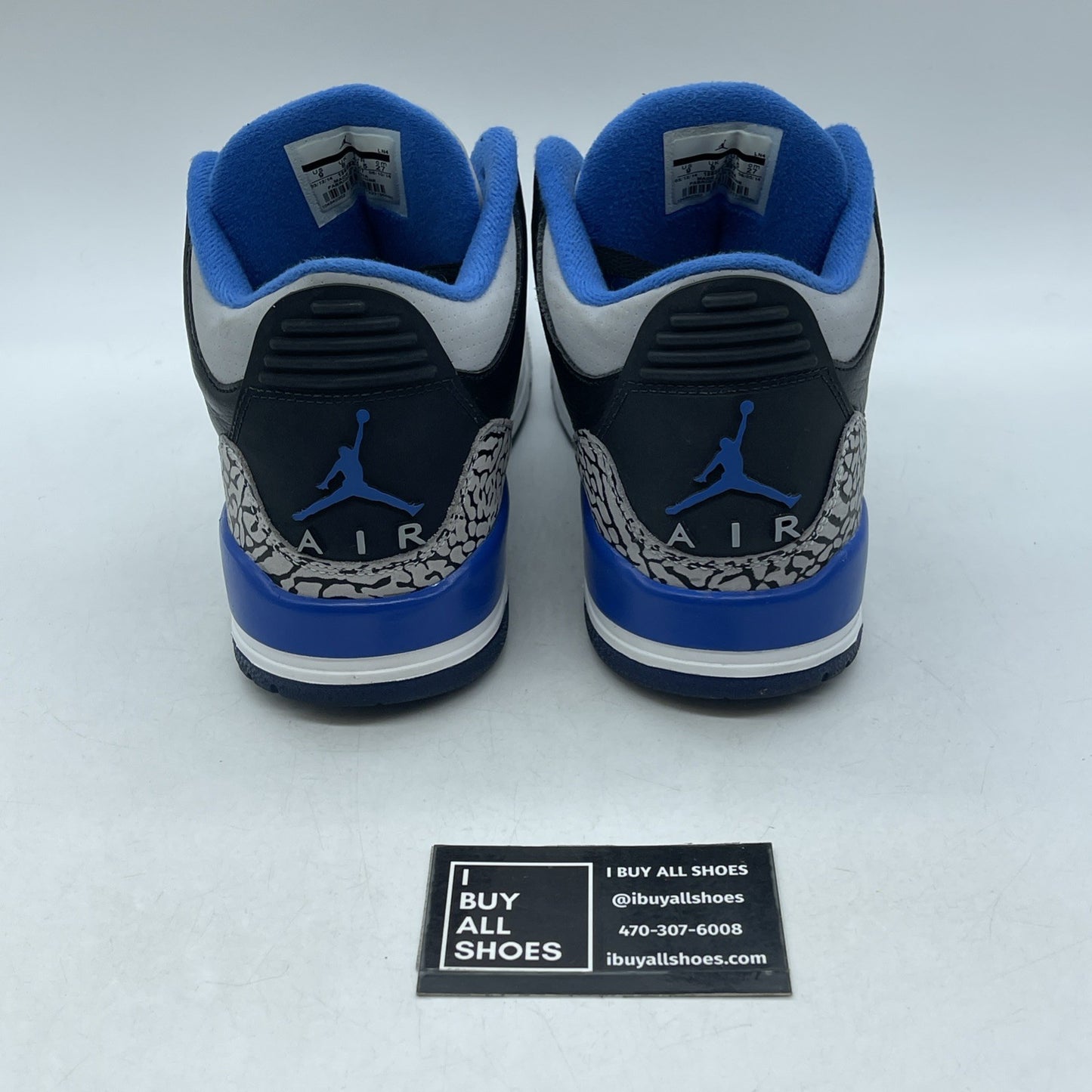 Size 9 - Air Jordan 3 Retro Sport Blue (136064-007)