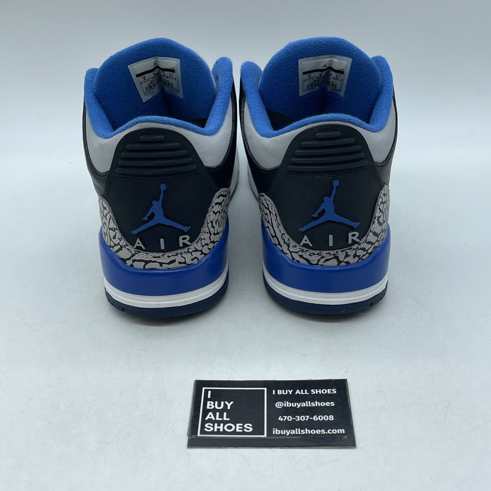 Size 9 - Air Jordan 3 Retro Sport Blue (136064-007)