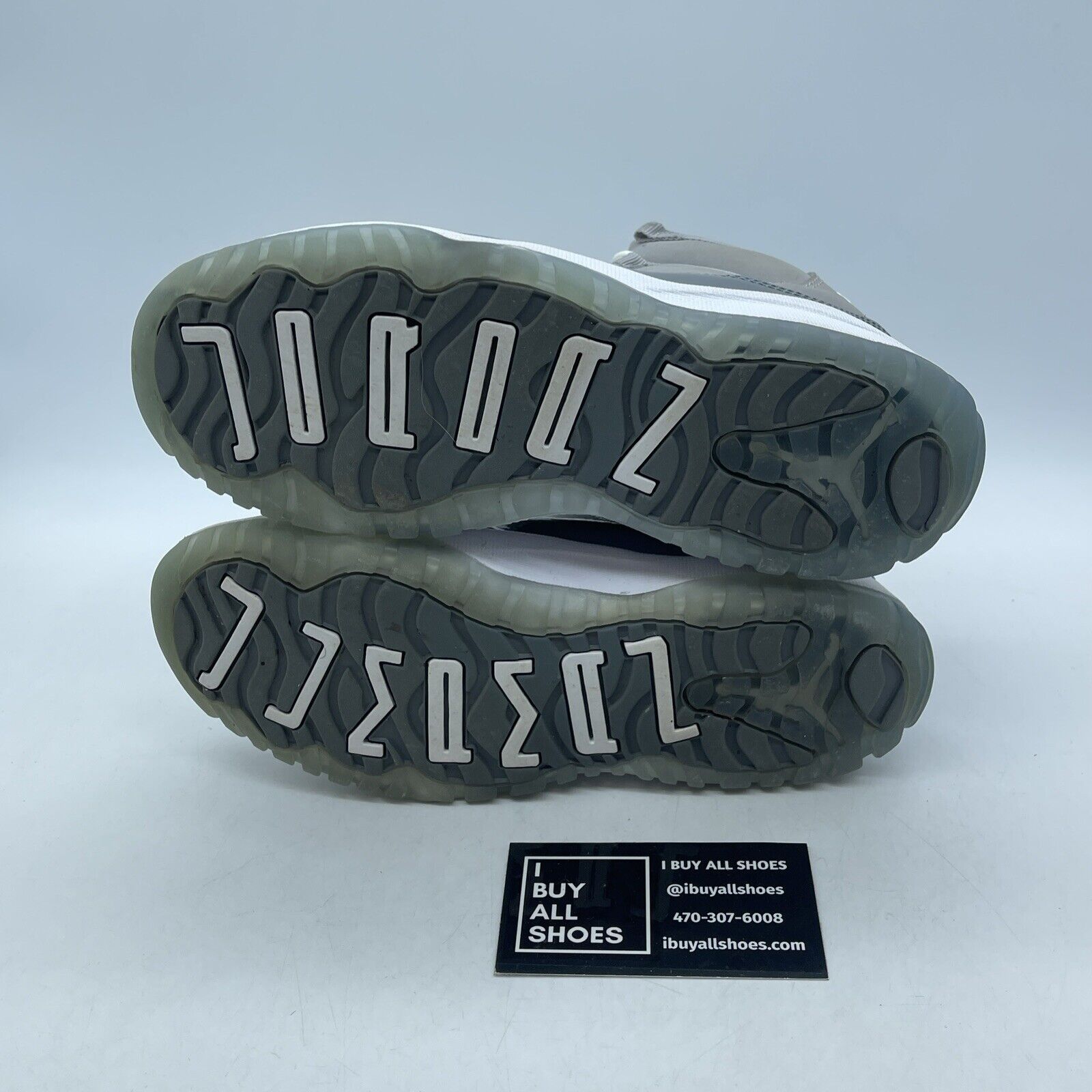 Size 3Y - (PS) - Jordan 11 Retro High Cool Grey White Suede Leather (378039-001)
