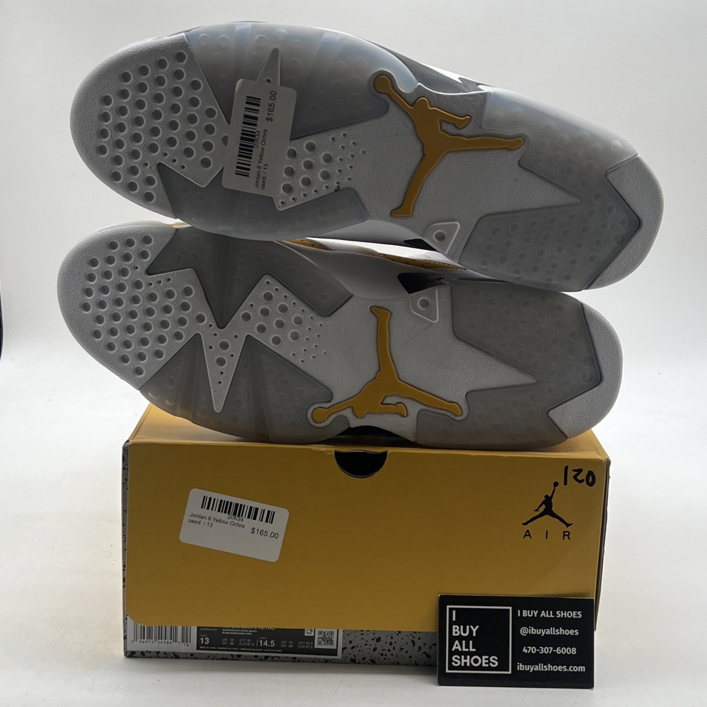 Size 13 - Air Jordan 6 Retro Yellow Ochre (CT8529-170)