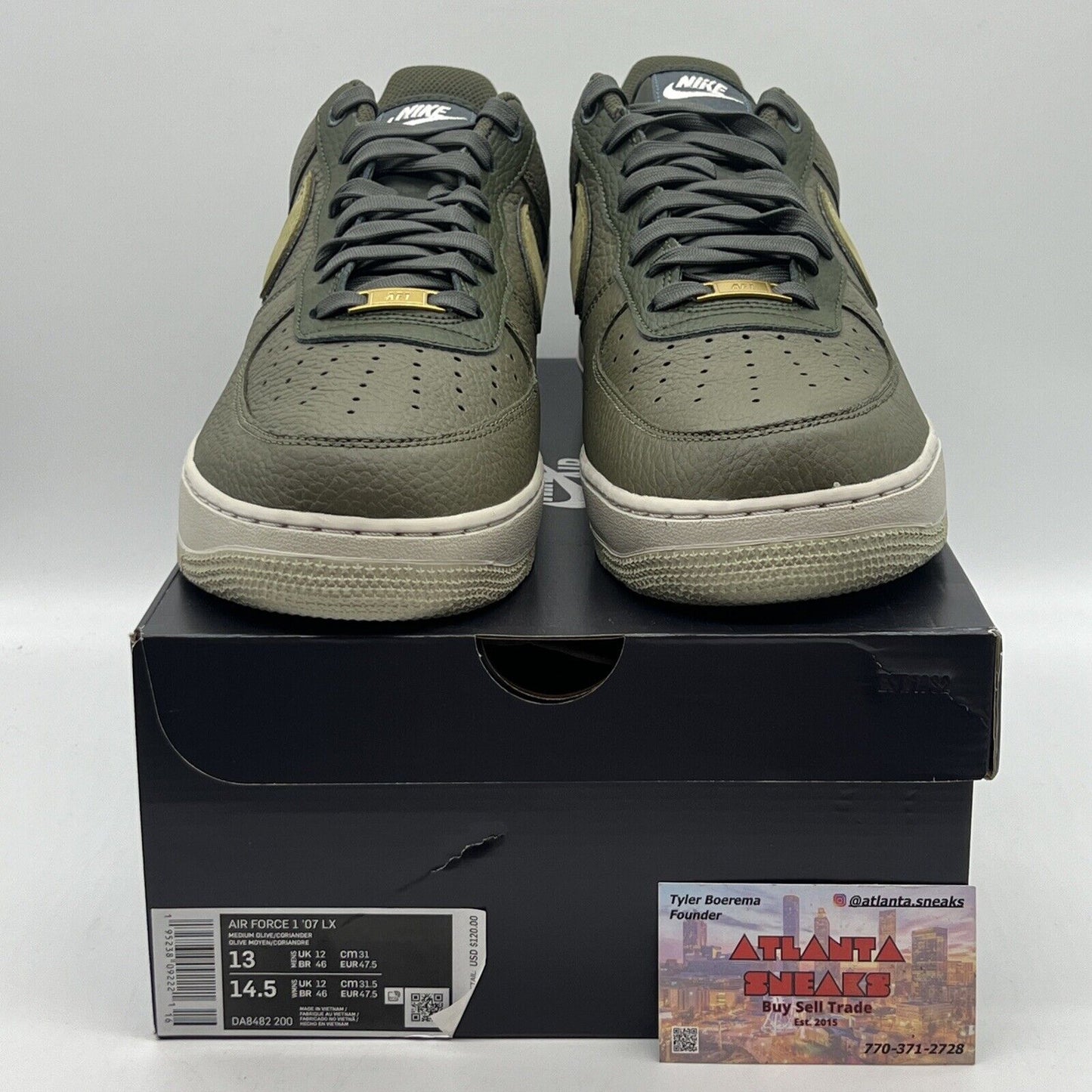 Size 13 - Nike Air Force 1 LX Turtle 2021 Brand New Og All