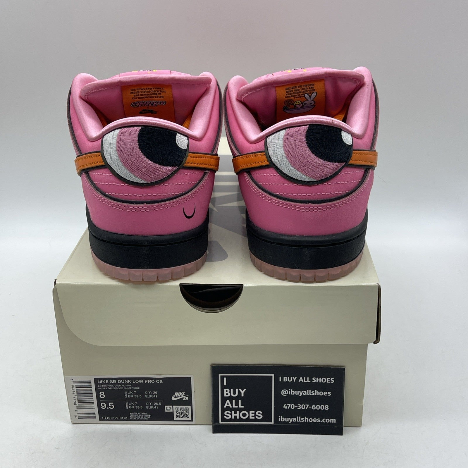 Size 8 - Nike The Powerpuff Girls x Dunk Pro SB QS Low Blossom (FD2631-600)
