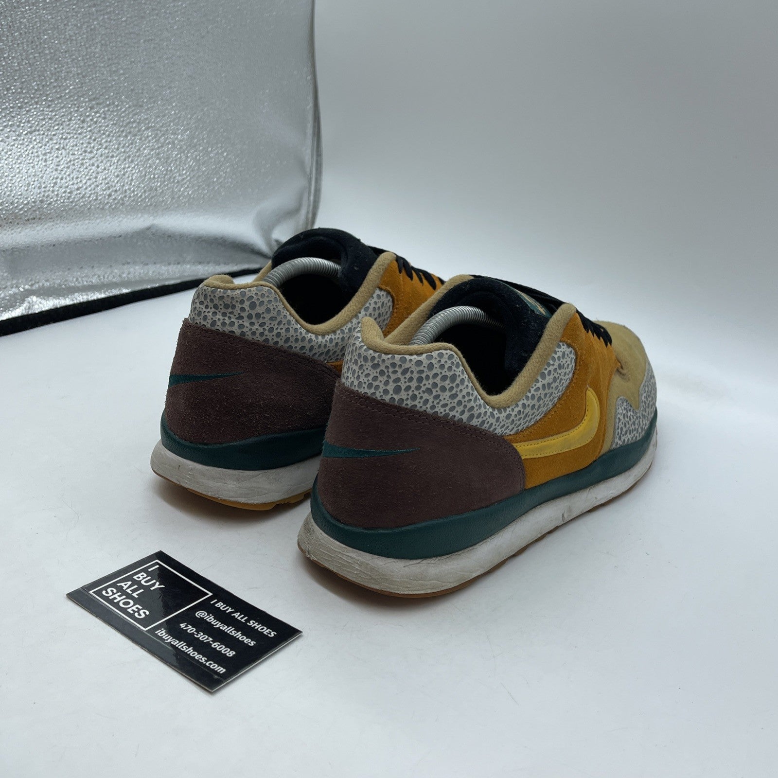 Size 11 - Nike Air Safari SE Atmos Orange Grey Green Suede (AO3298-800)