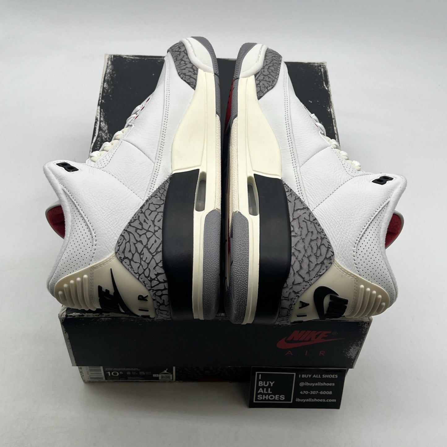 Size 10.5 - Air Jordan 3 Retro  White Cement Reimagined (DN3707-100)