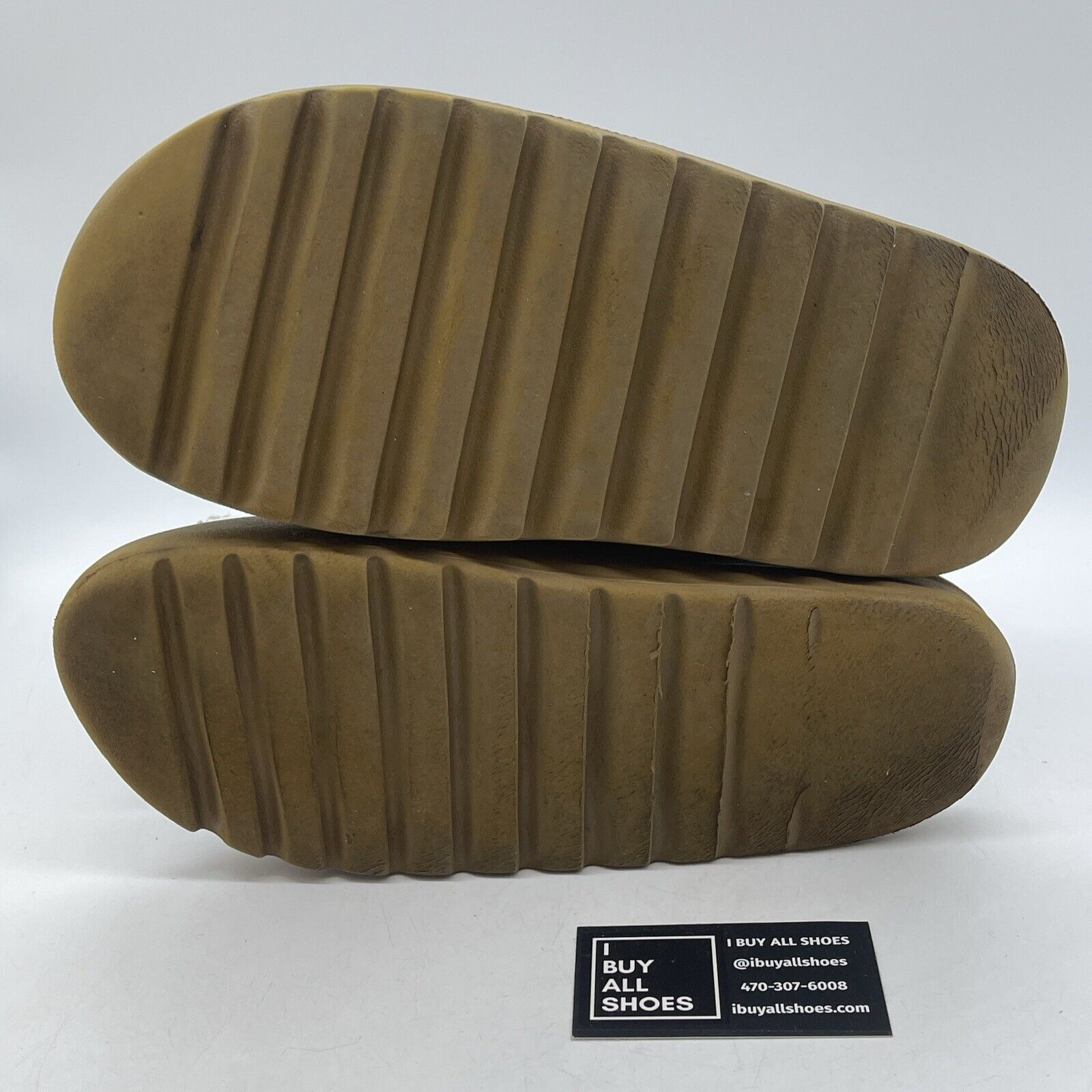 Size 11 - Adidas Yeezy Slide ochre Brown Rubber (599424-004)