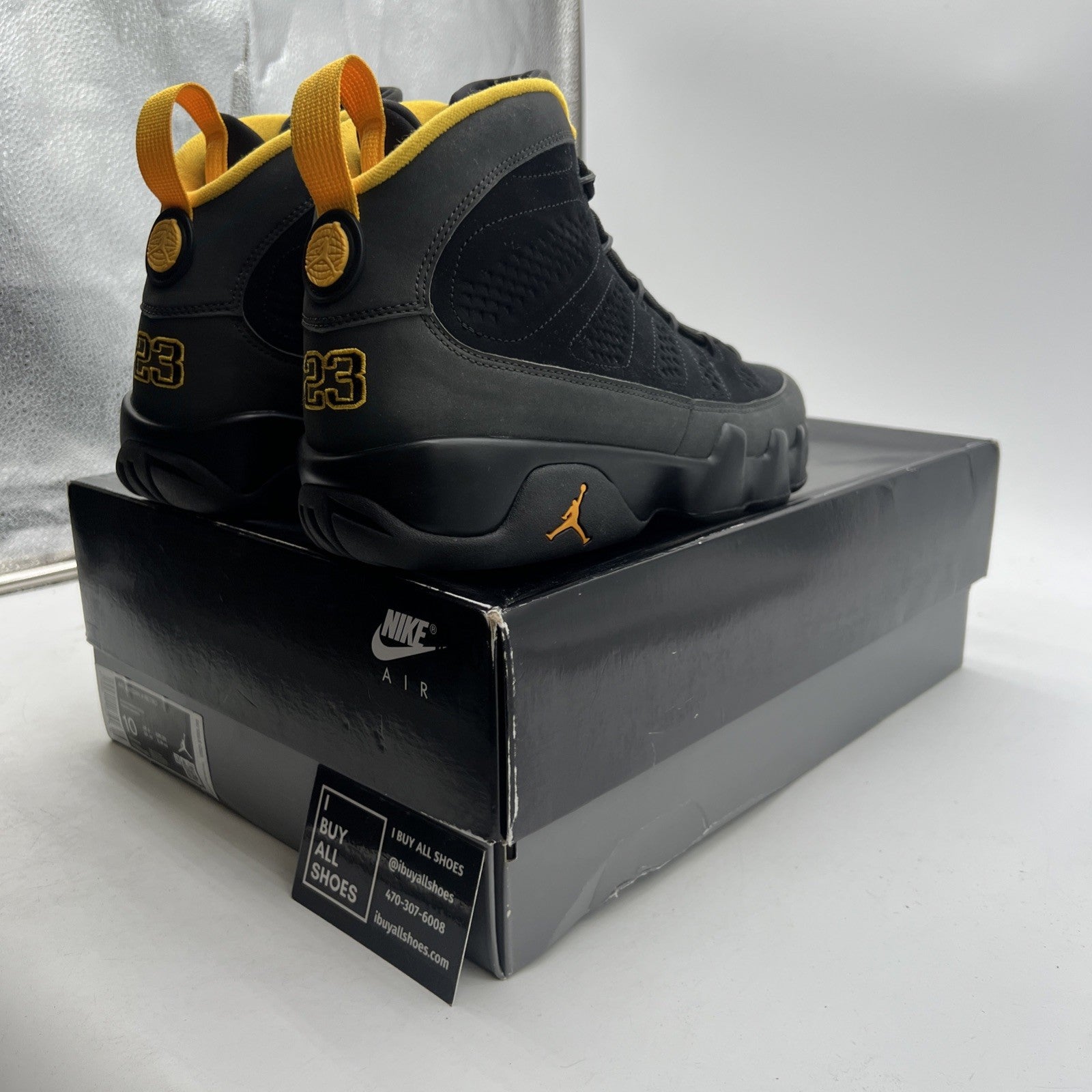 Size 10 - Air Jordan 9 Retro Black (CT8019-070)