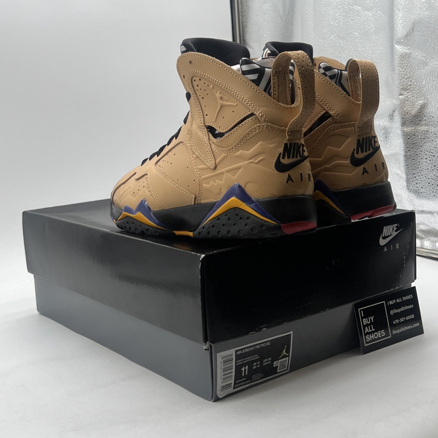Size 11 - Air Jordan 7 Retro SE Afrobeats (D4729-200)