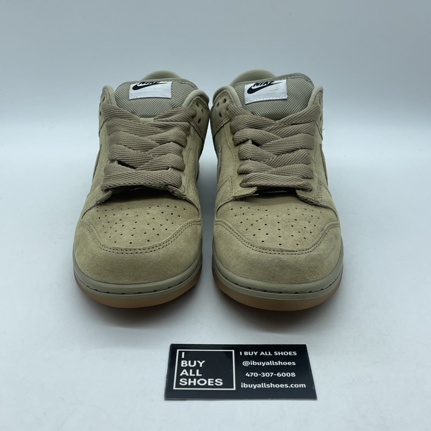 Size 8.5 - Nike Dunk SB Pro B Low Parachute Beige Brown Suede (HJ0367-200)