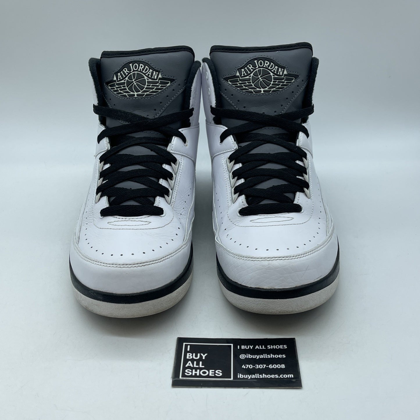 Size 11.5 - Air Jordan 2 Retro Wing It White Black Leather (834272-103)