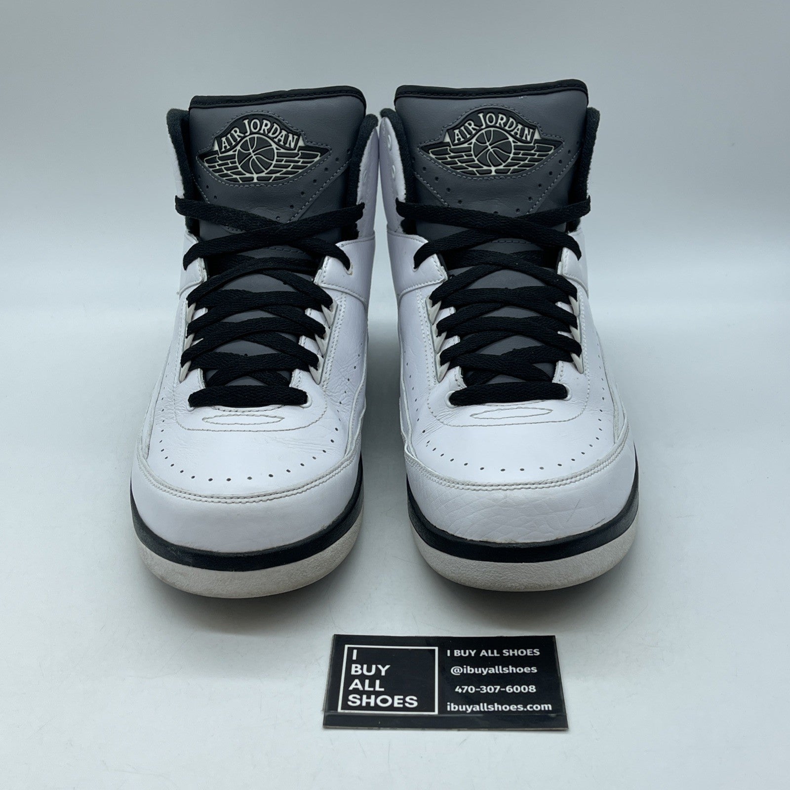 Size 11.5 - Air Jordan 2 Retro Wing It White Black Leather (834272-103)