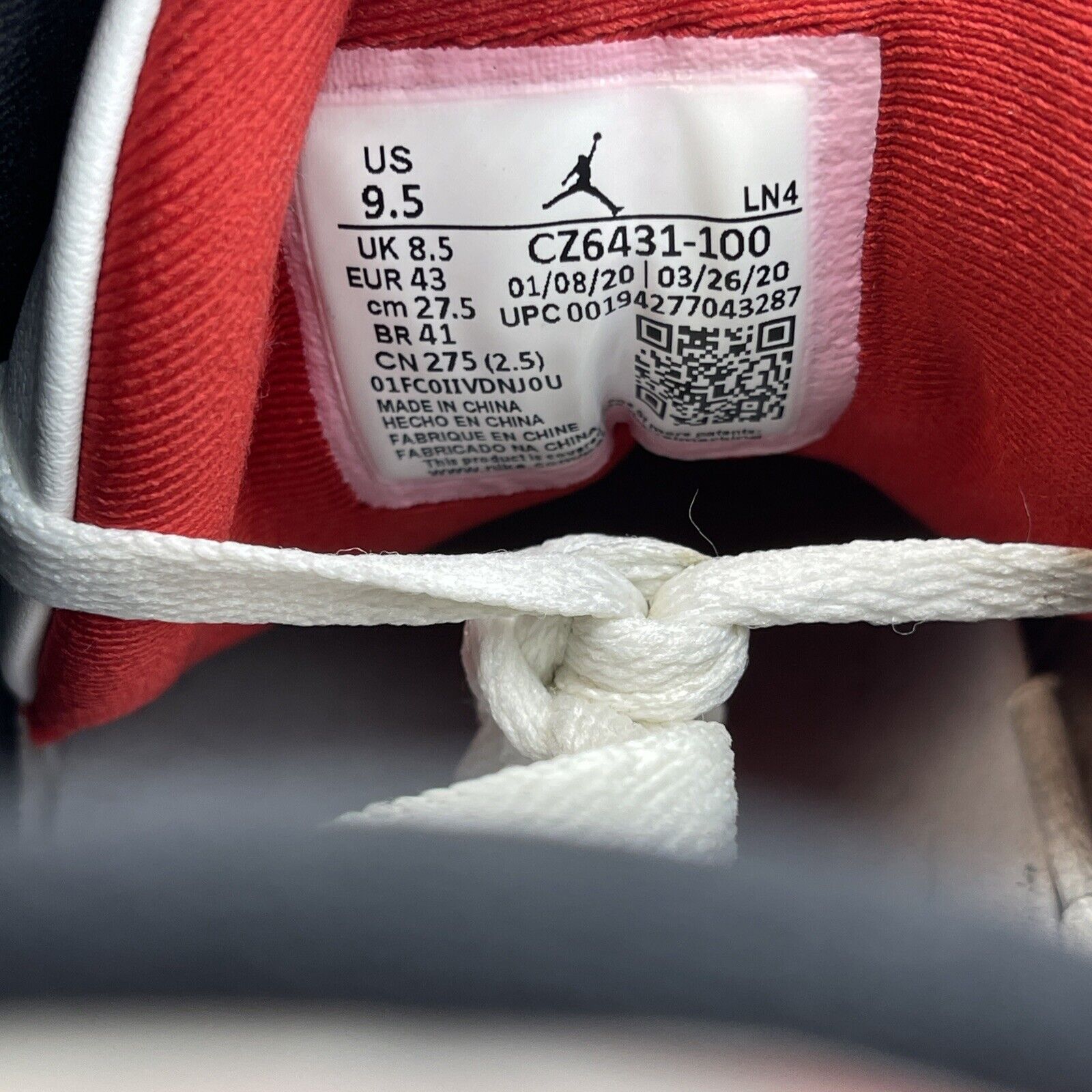 Size 9.5 - Jordan 3 Retro Denim Fire Red Blue Suede White Leather (CZ6431-100)