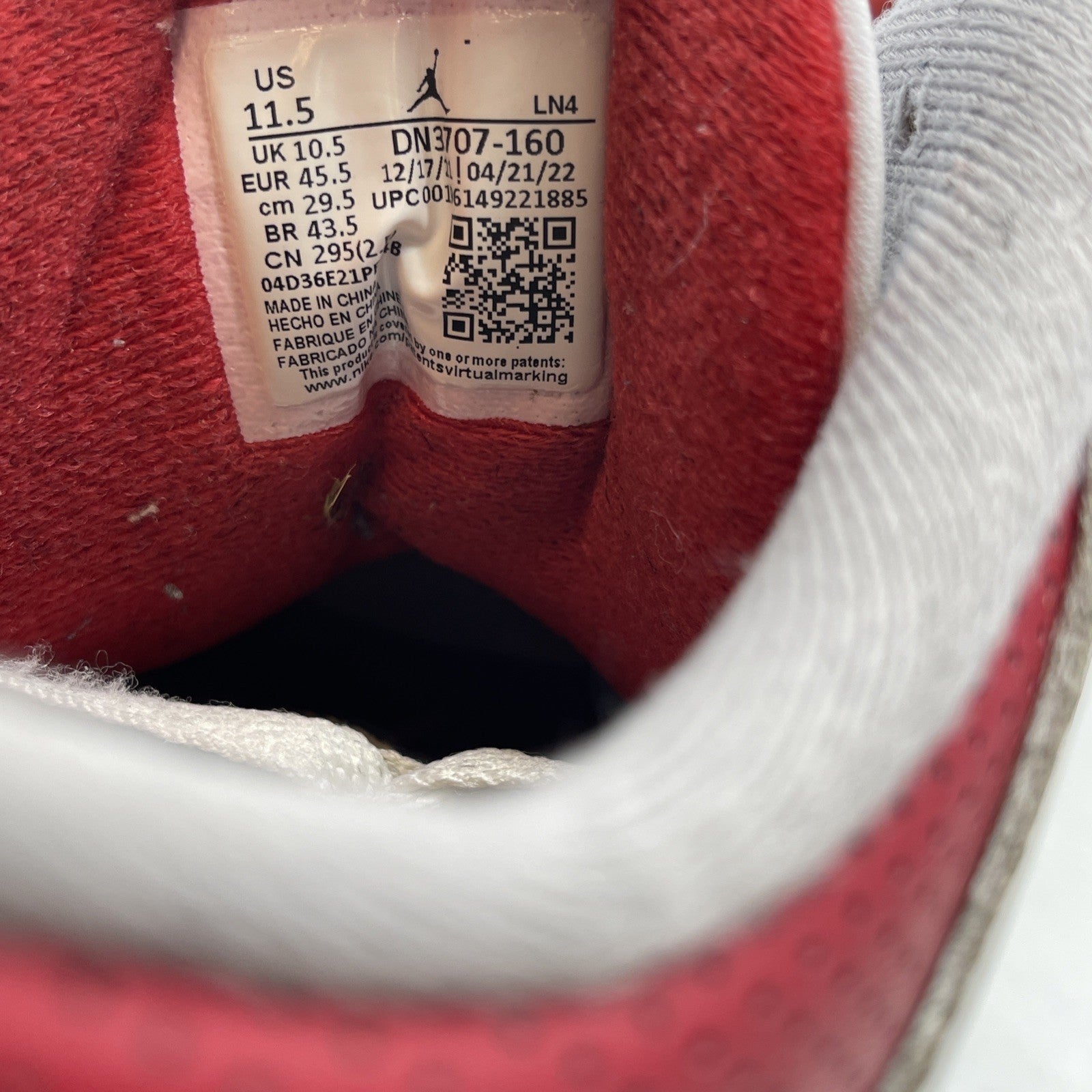 Size 11.5 - Jordan 3 Retro Mid Fire Red White Grey Suede Leather (DN3707-160)
