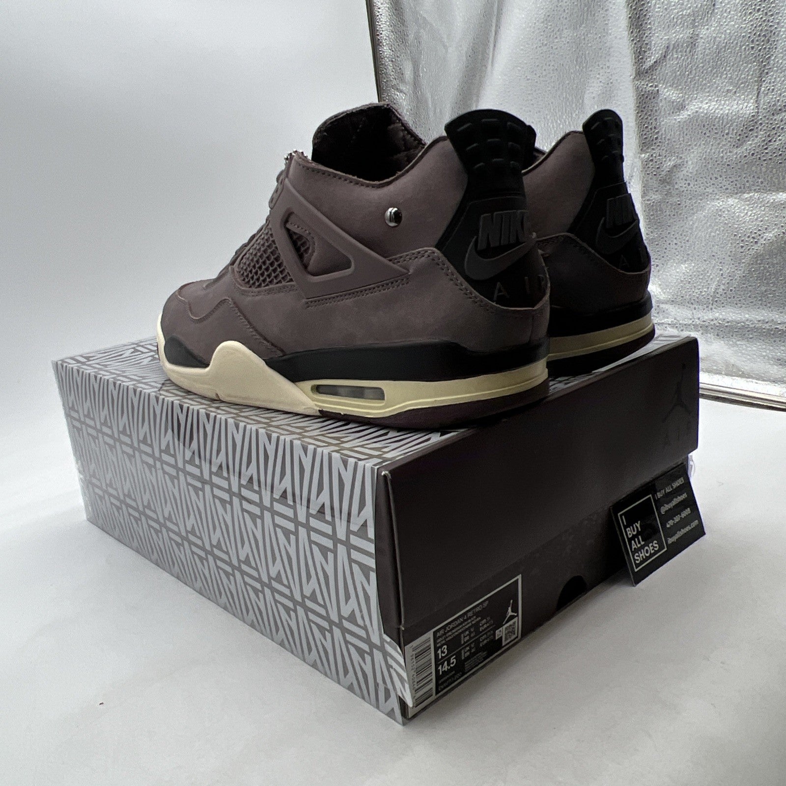 Size 13 - Air Jordan 4 Retro x A Ma Maniere Mid Violet Ore (DV6773-220)