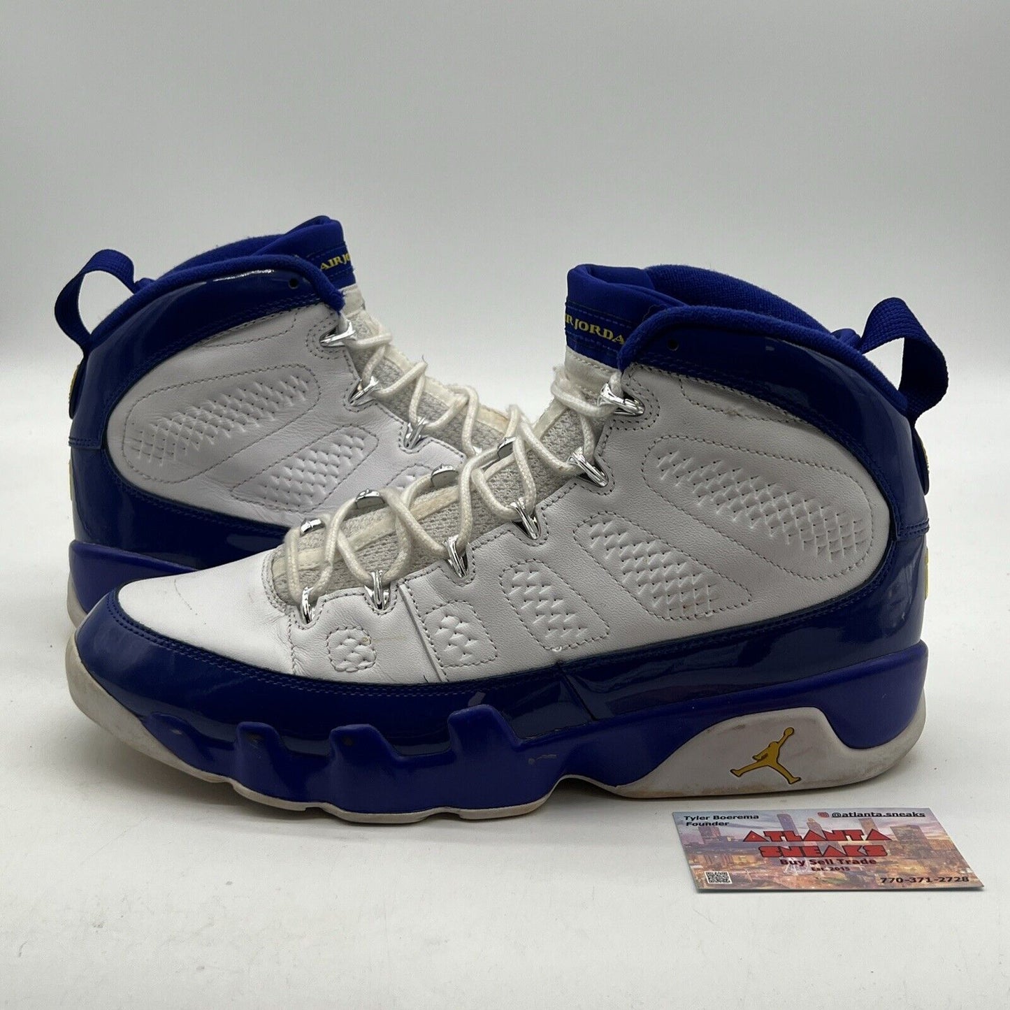 Size 12 - Air Jordan 9 Kobe Lakers Blue White 2016 Sneakers (302370-121)