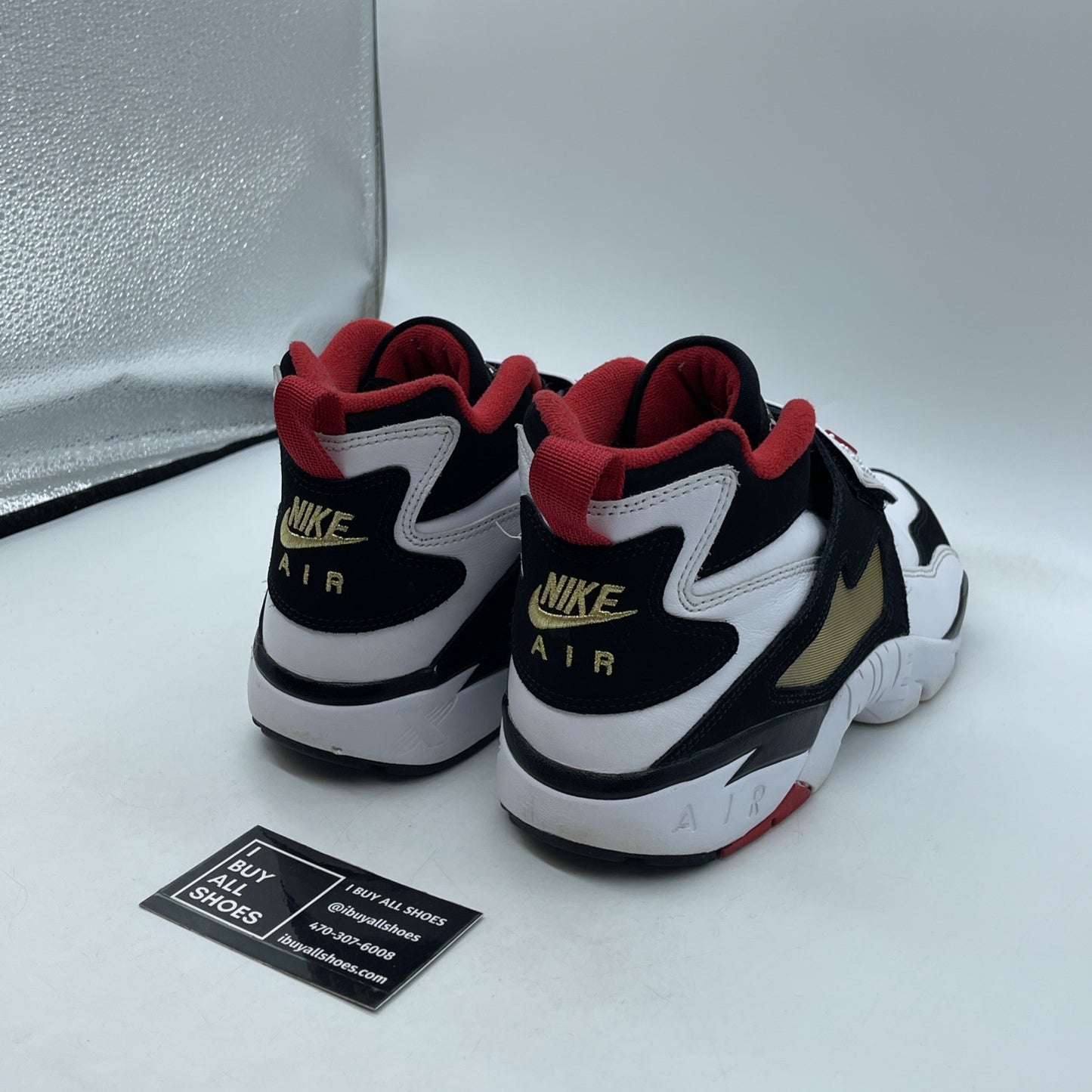 Size 9.5 - Nike Air Diamond Turf 2025 49ers Black White Suede (FZ8224-100)
