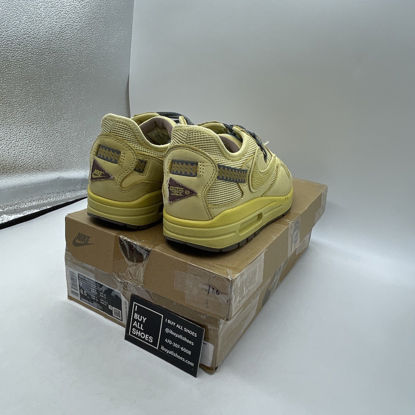 Size 7 - Nike Air Max 1 x Travis Scott Saturn Gold (DO9392-700)