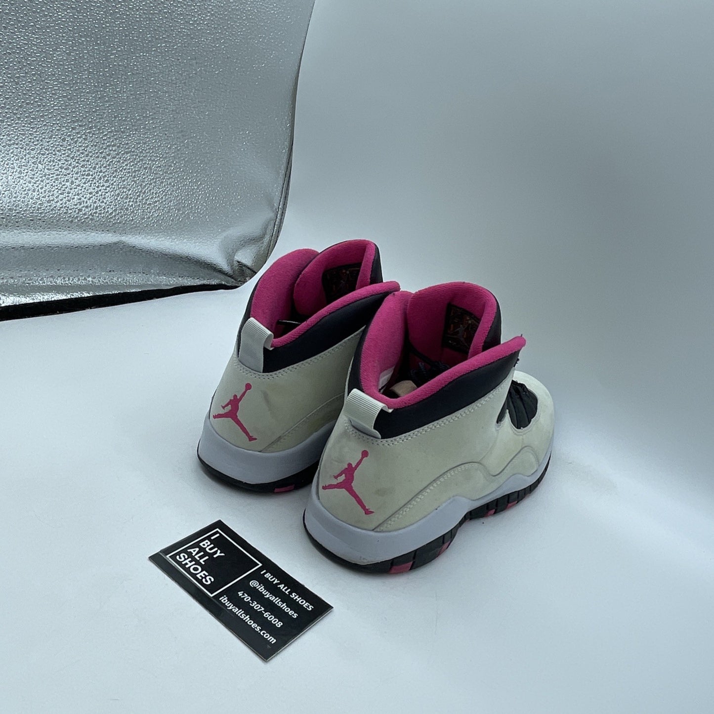 Size 7.5Y (GS) - Air Jordan 10 Retro Mid Vivid Pink
