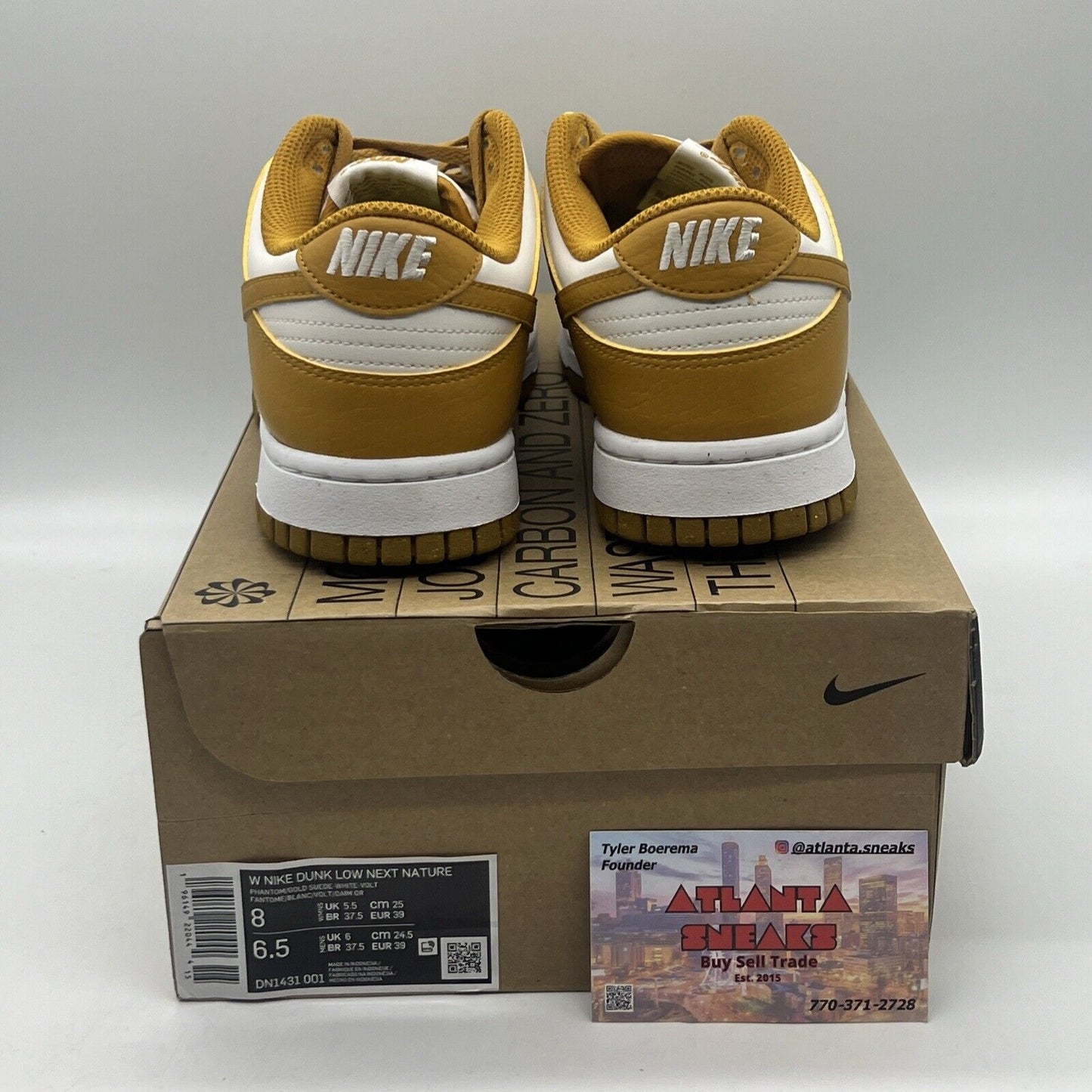 Size 8 - Nike Dunk Low Next Nature Phantom 2022 Brand New Og All