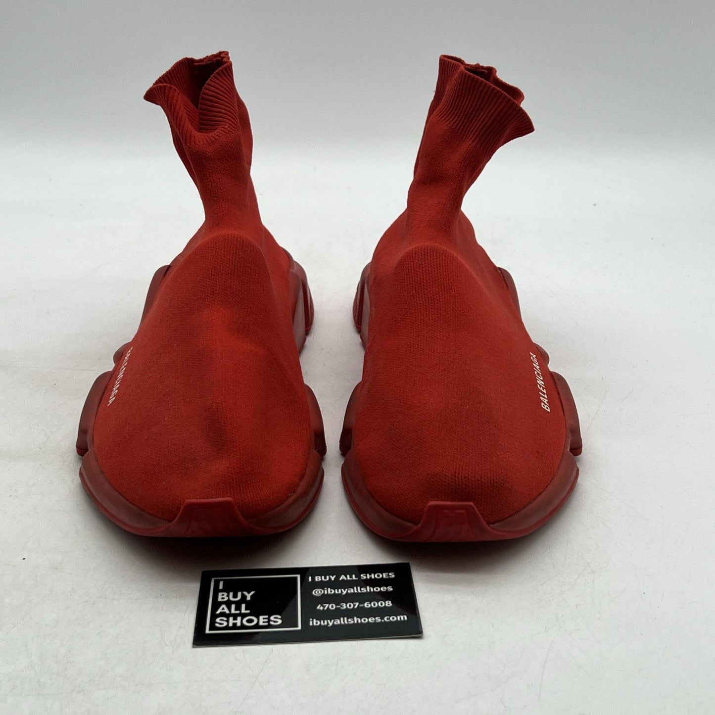 Size 12 - Balenciaga Speed Trainer Red