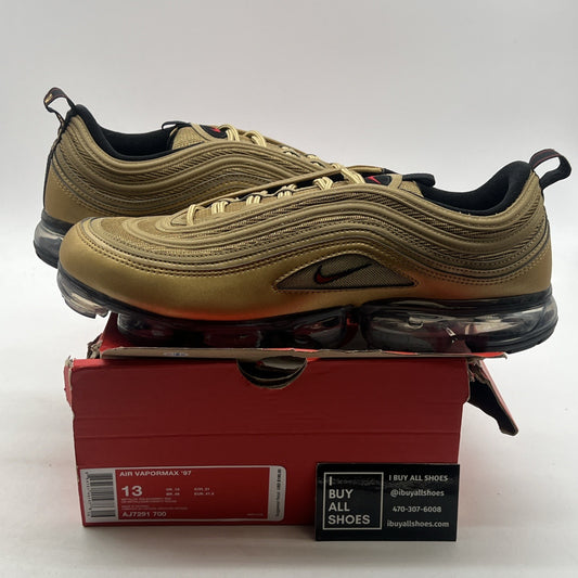Size 13 - Nike Air Vapormax 97 Metallic Gold (AJ7291-700)