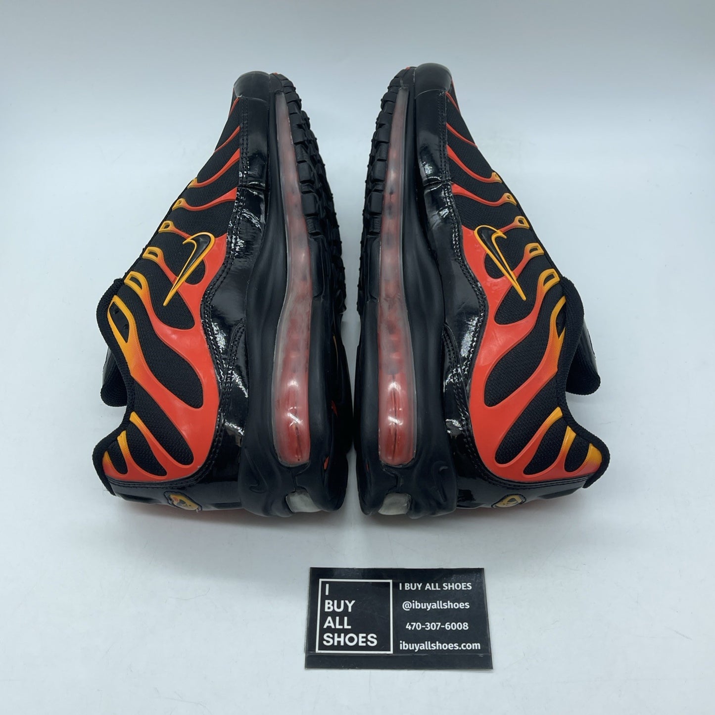 Size 10.5 - Nike Air Max 97 Plus Shock Orange Black Red Orange (AH8144-002)