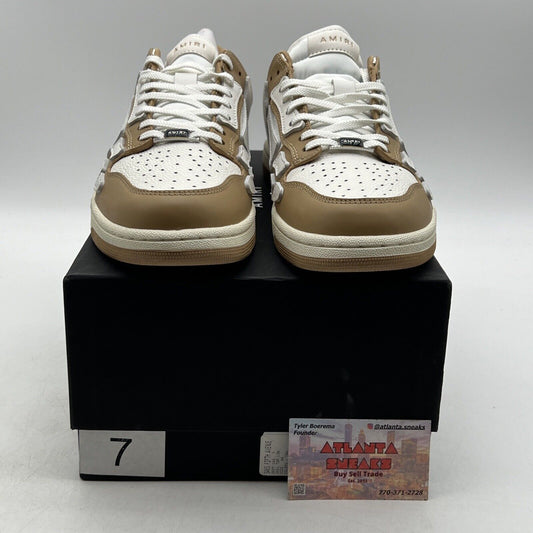 Size 11 - Amiri Skel Top Low 'Tan' Sneakers