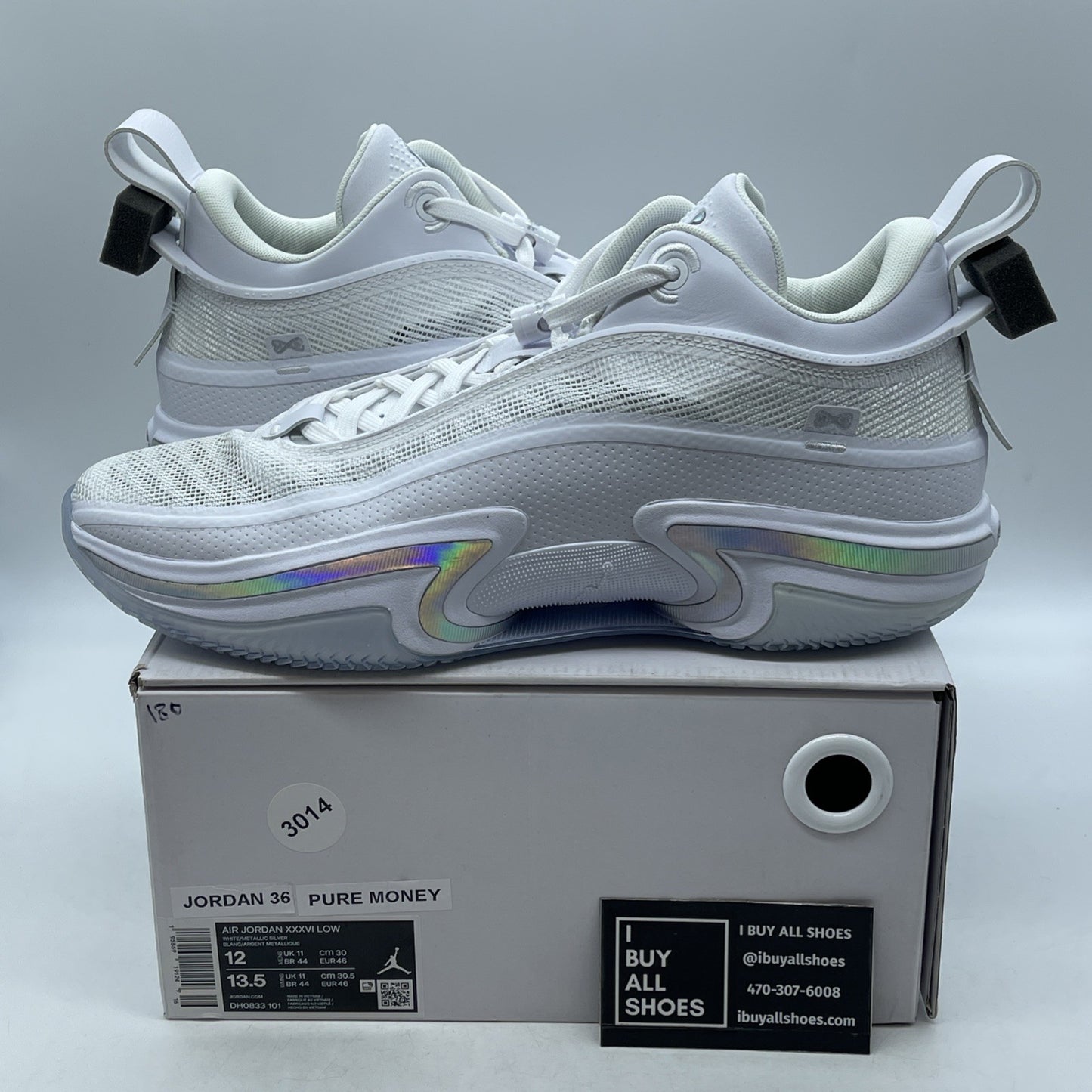 Size 12 - Air Jordan 36 Low Pure Money (DH0833-101)