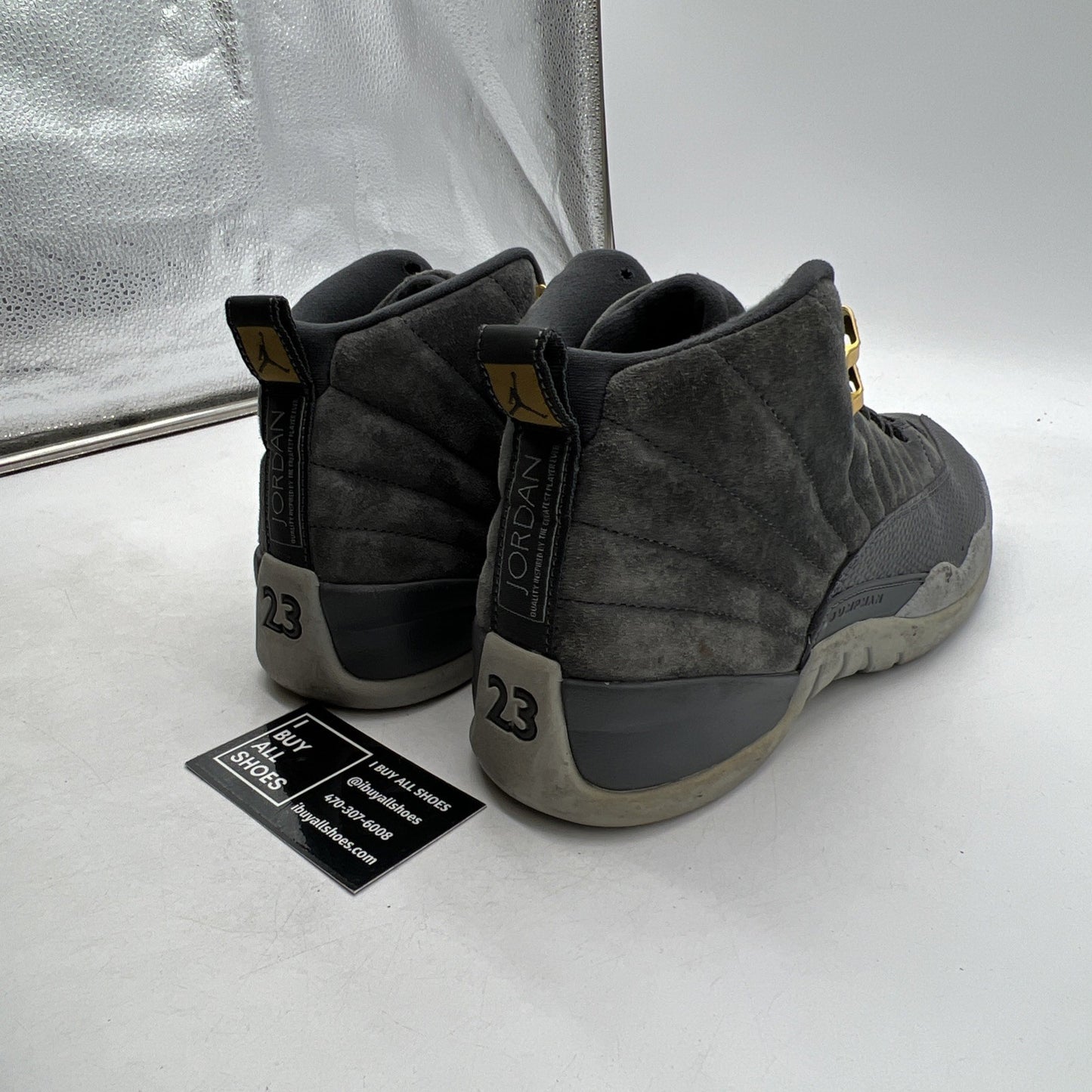 Size 10 - Air Jordan 12 Retro Dark Grey (130690-005)