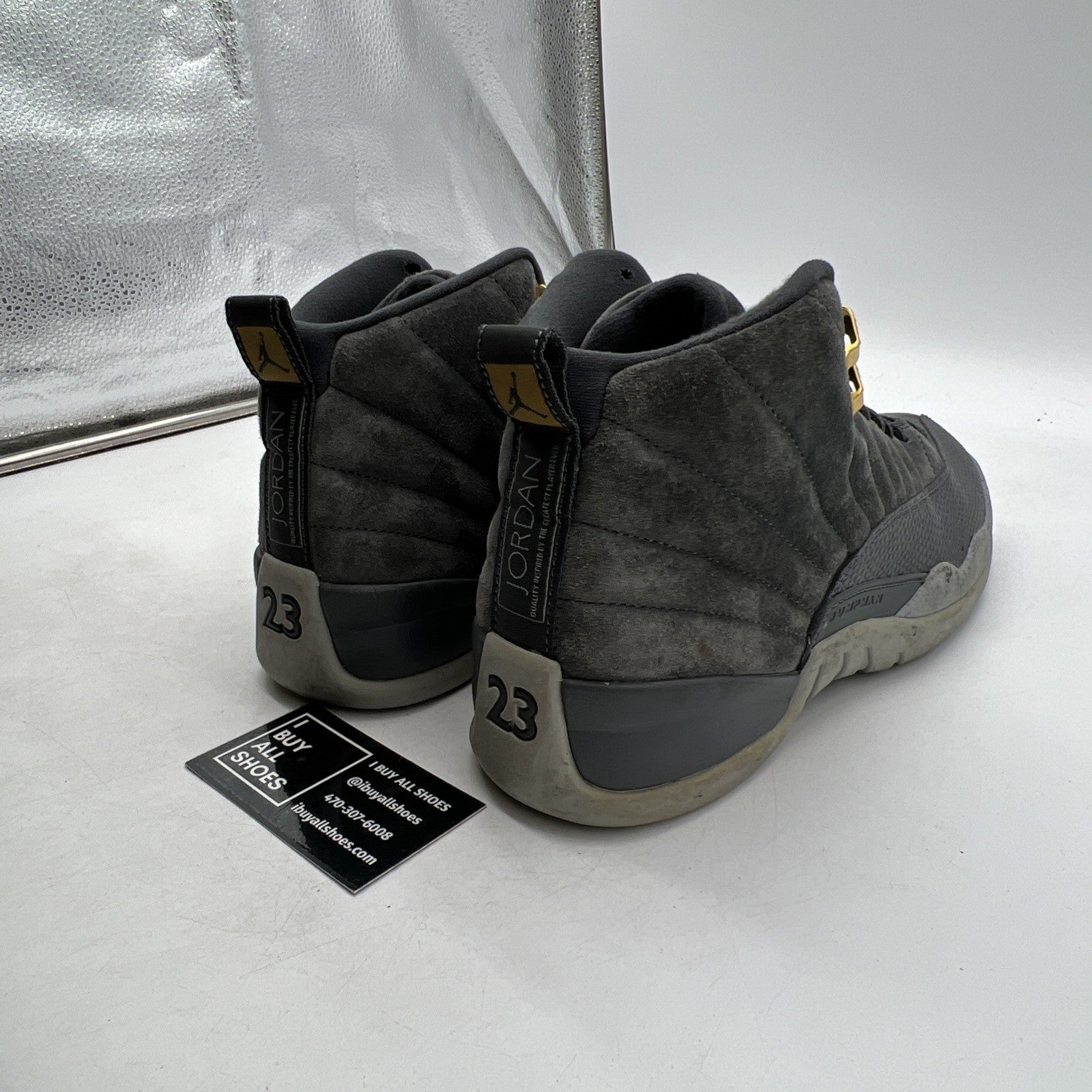 Size 10 - Air Jordan 12 Retro Dark Grey (130690-005)