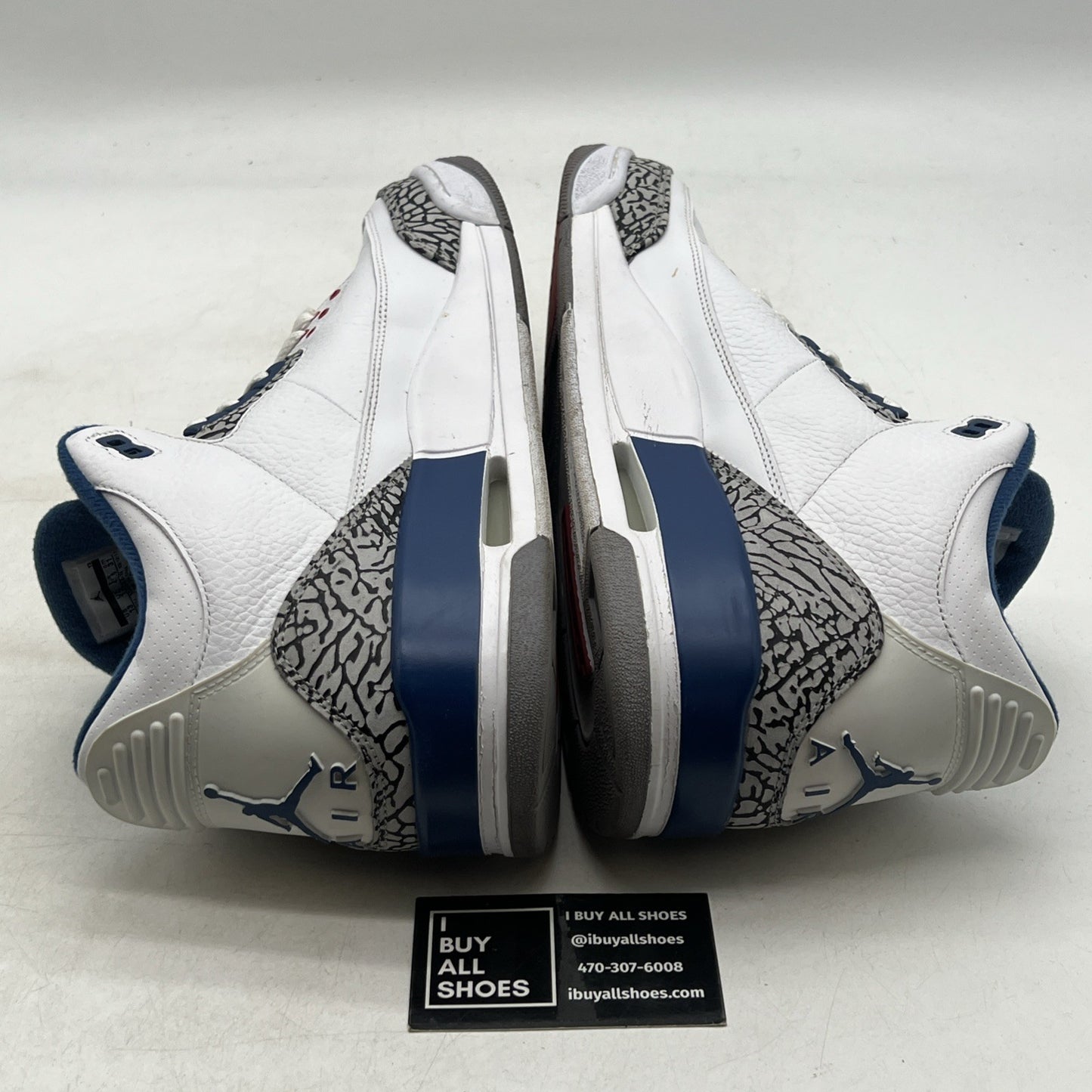 Size 12 - Air Jordan 3 Retro 2011 True Blue (136064-104)