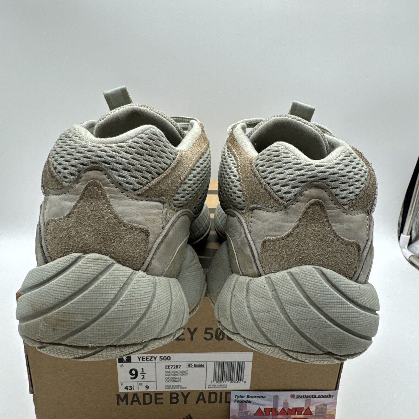 Size 9.5 - adidas Yeezy 500 Salt OG All Suede And Nylon Adi Prene Comfort