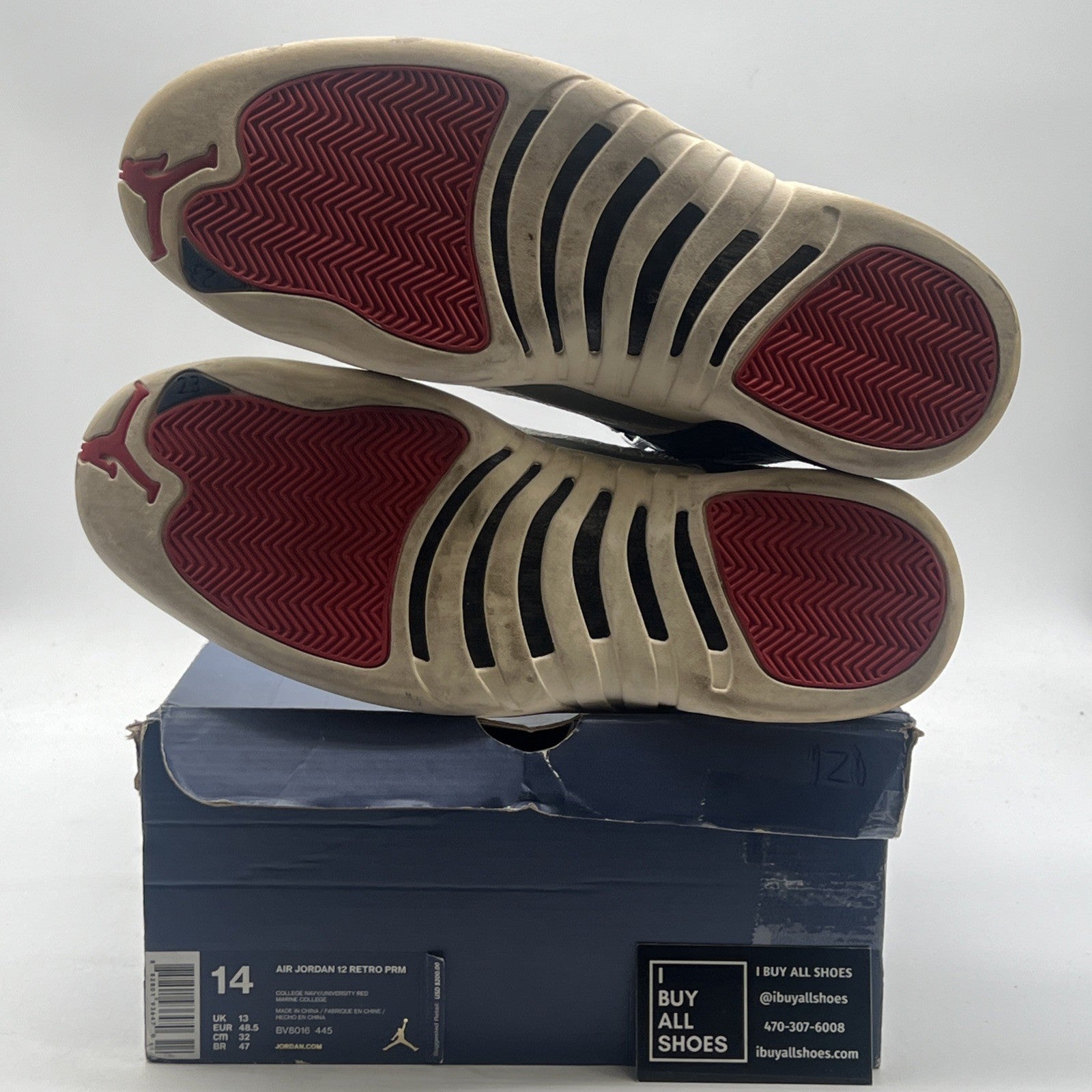 Size 14 - Air Jordan 12 Retro International Flight (BV8016-455)
