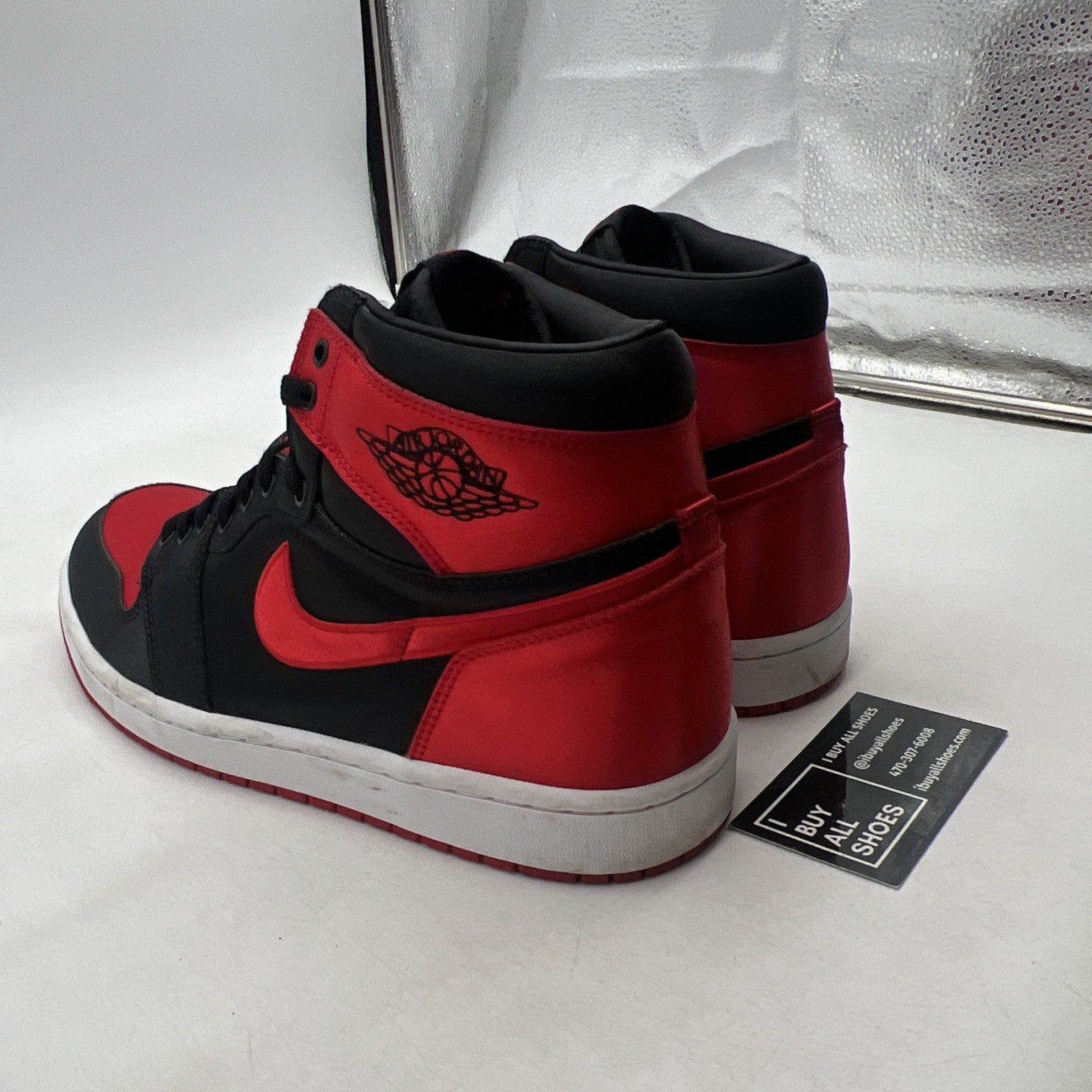 Size 12 - Air Jordan 1 Retro OG 2023 High Satin Bred W (FD4810-061)