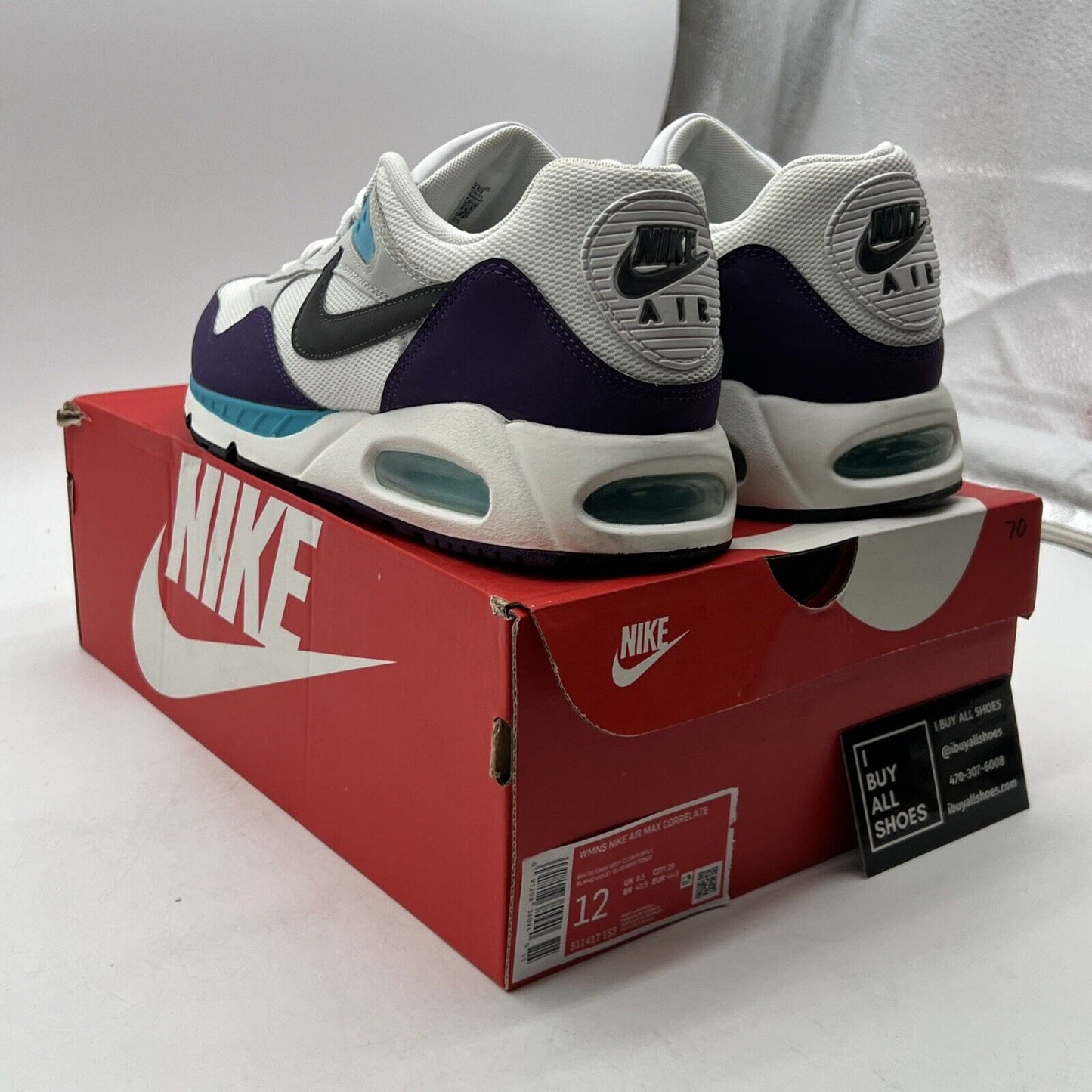 Size 12 - Nike Air Max Correlate Club Purple W (511417-153)