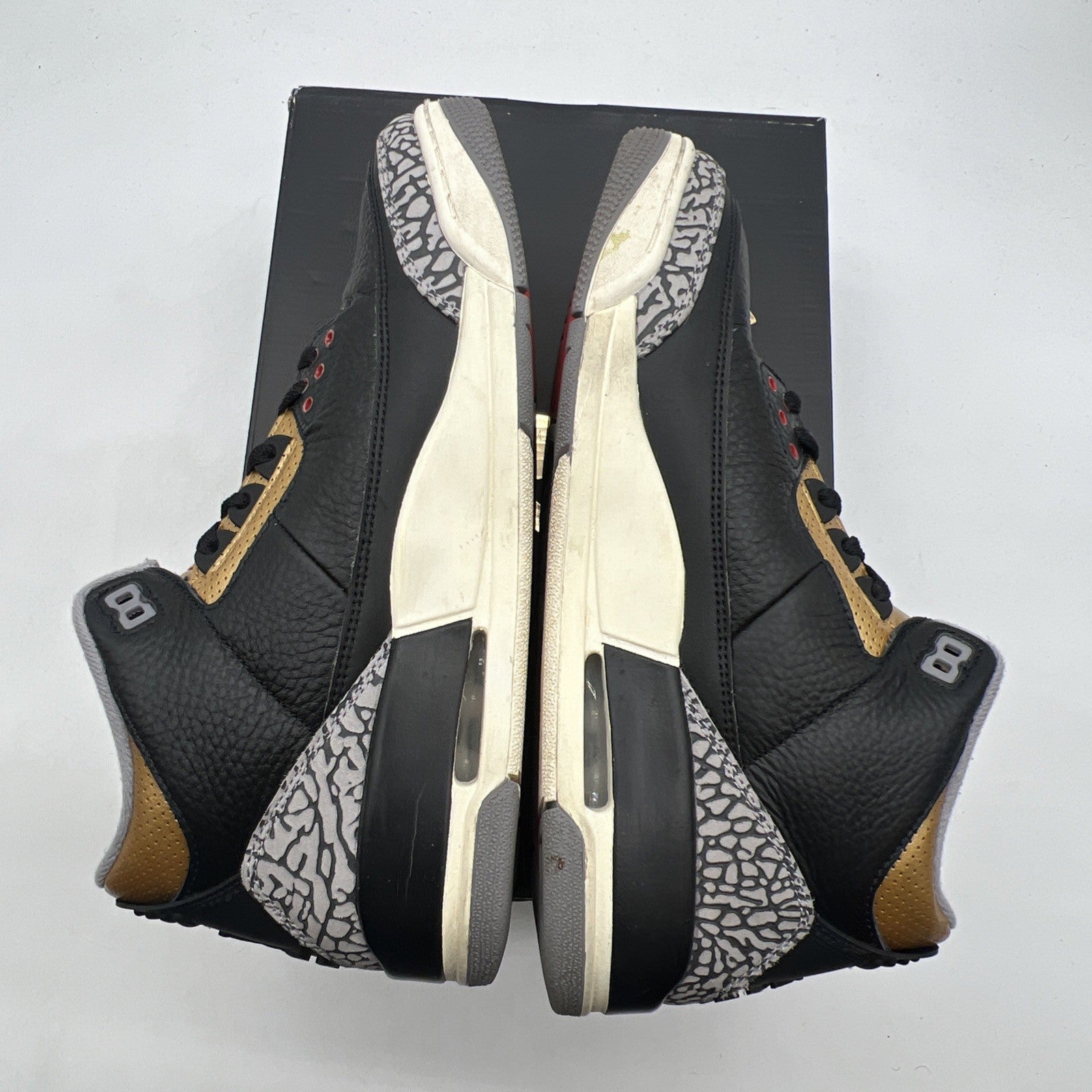 Size 11 - Air Jordan 3 Retro Mid Black Gold W (CK9246-067)