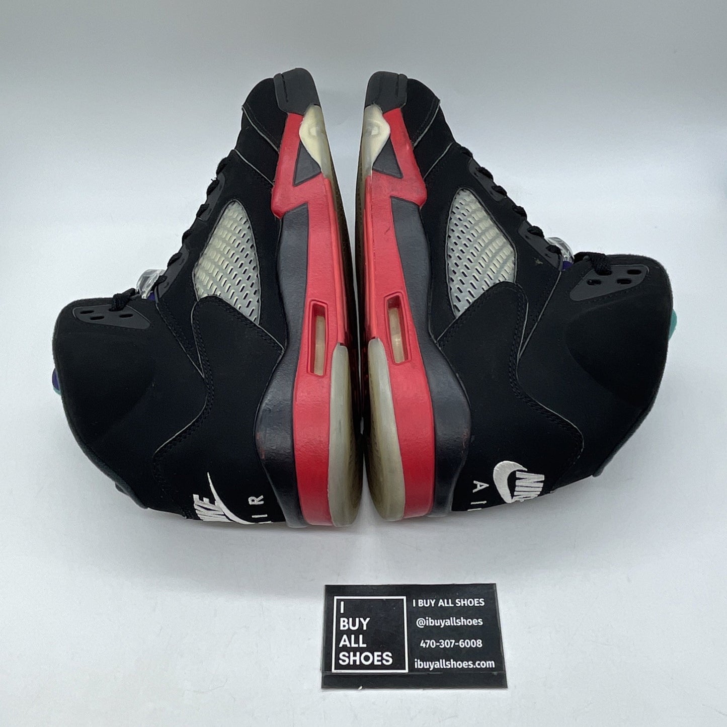 Size 11.5 - Jordan 5 Retro Top 3 Black Red Suede (CZ1786-001)