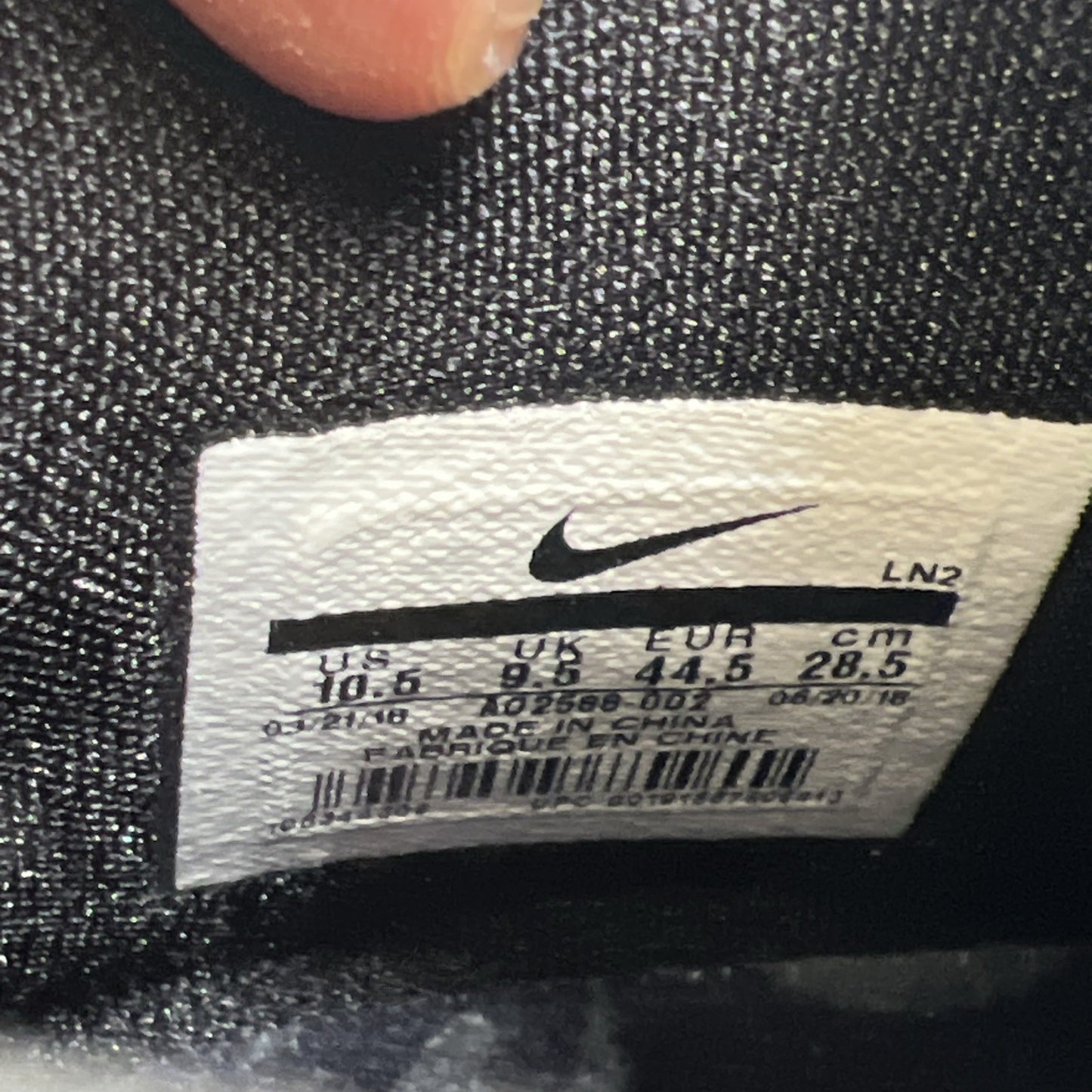 Size 10.5 - Nike LeBron 16 Fresh Bred (AO2588-002)