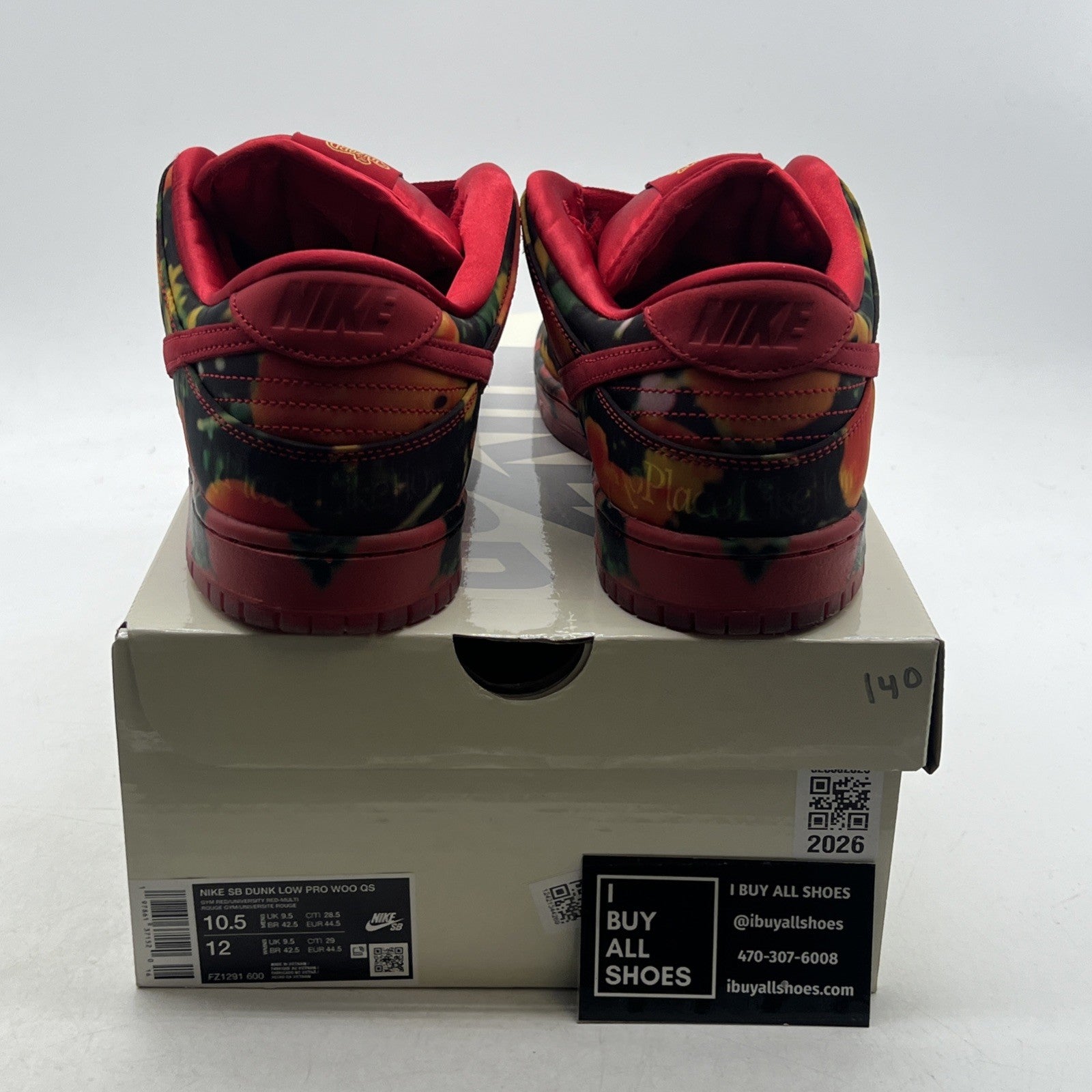 Size 10.5 - Nike The Wizard of Oz x Dunk SB Low Poppy Field (FZ1291-600)