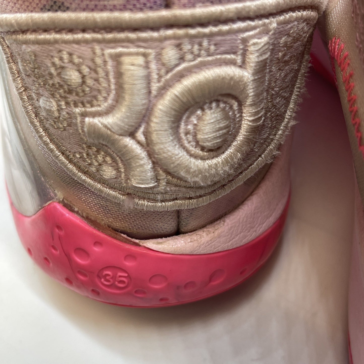 Size 11.5 - Nike Kevin Durant KD 12 AUNT PEARL Pink Suede Leather  (CT2740 900)