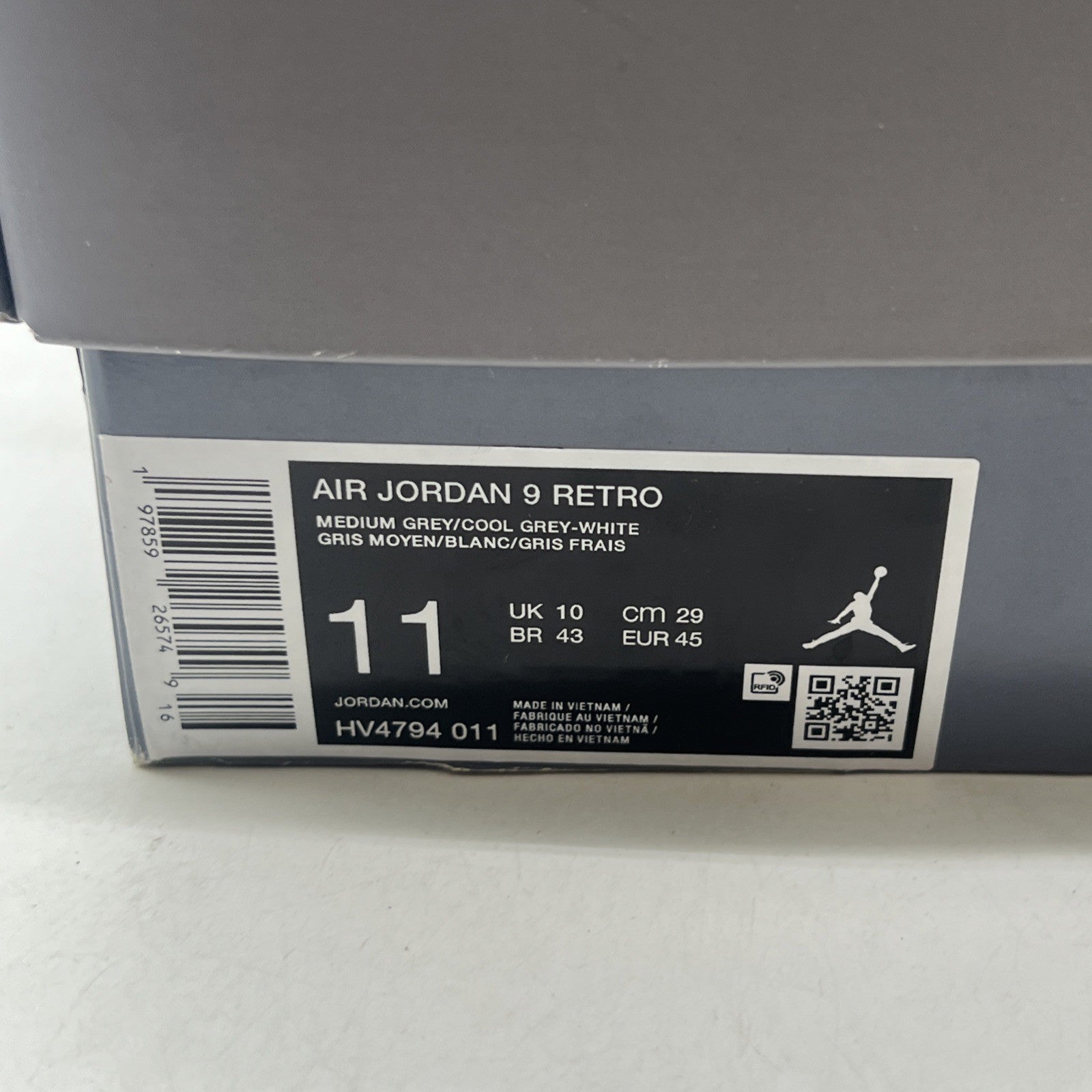 Size 11 - Air Jordan 9 Retro 2025 Cool Grey (HV4794-011)