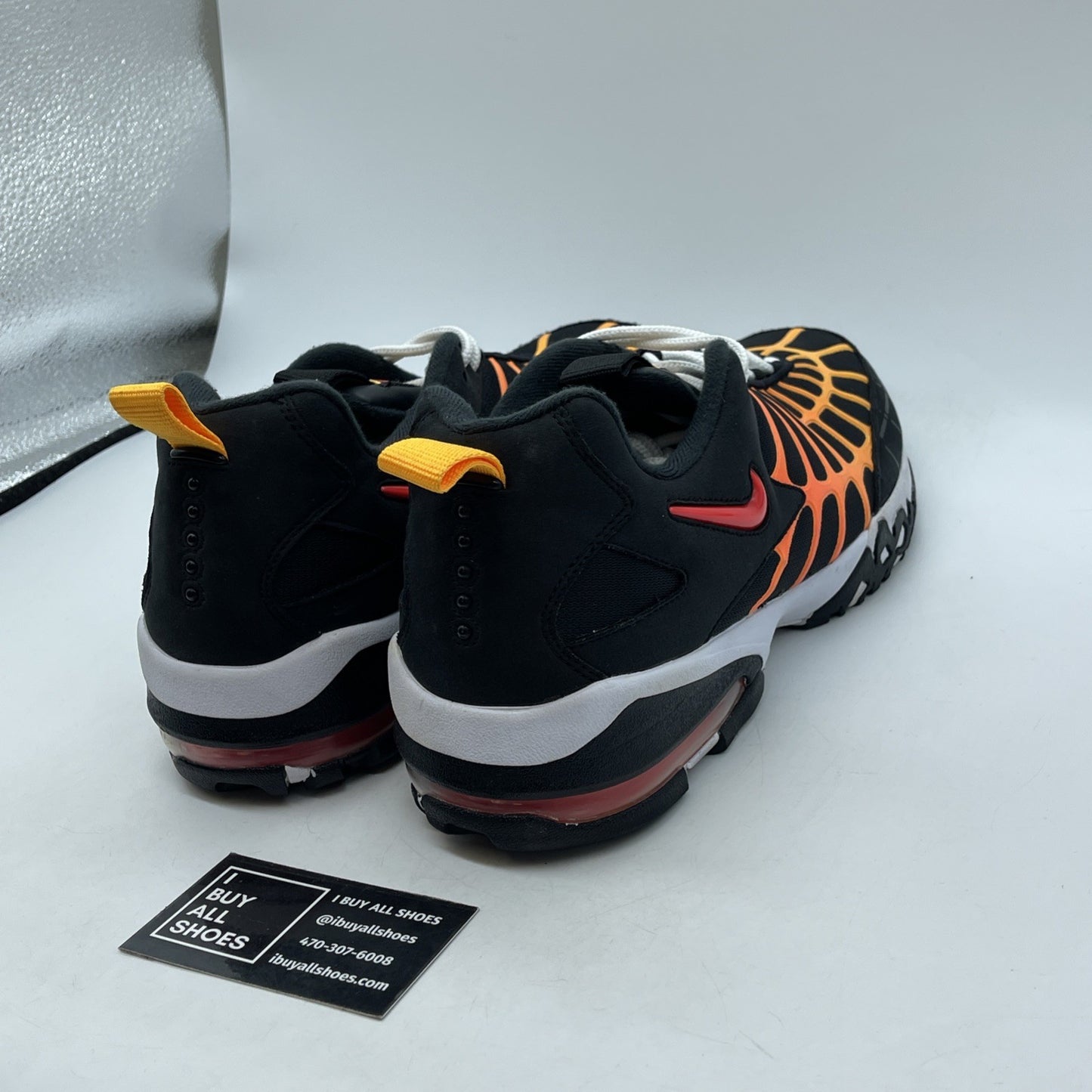Size 13 - Nike Air Max 120 Laser Orange Red Black Suede (819857-003)