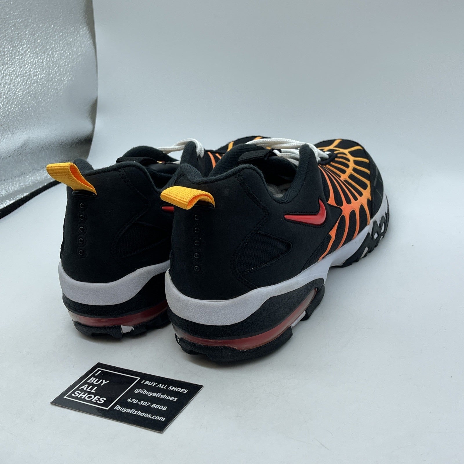 Size 13 - Nike Air Max 120 Laser Orange Red Black Suede (819857-003)