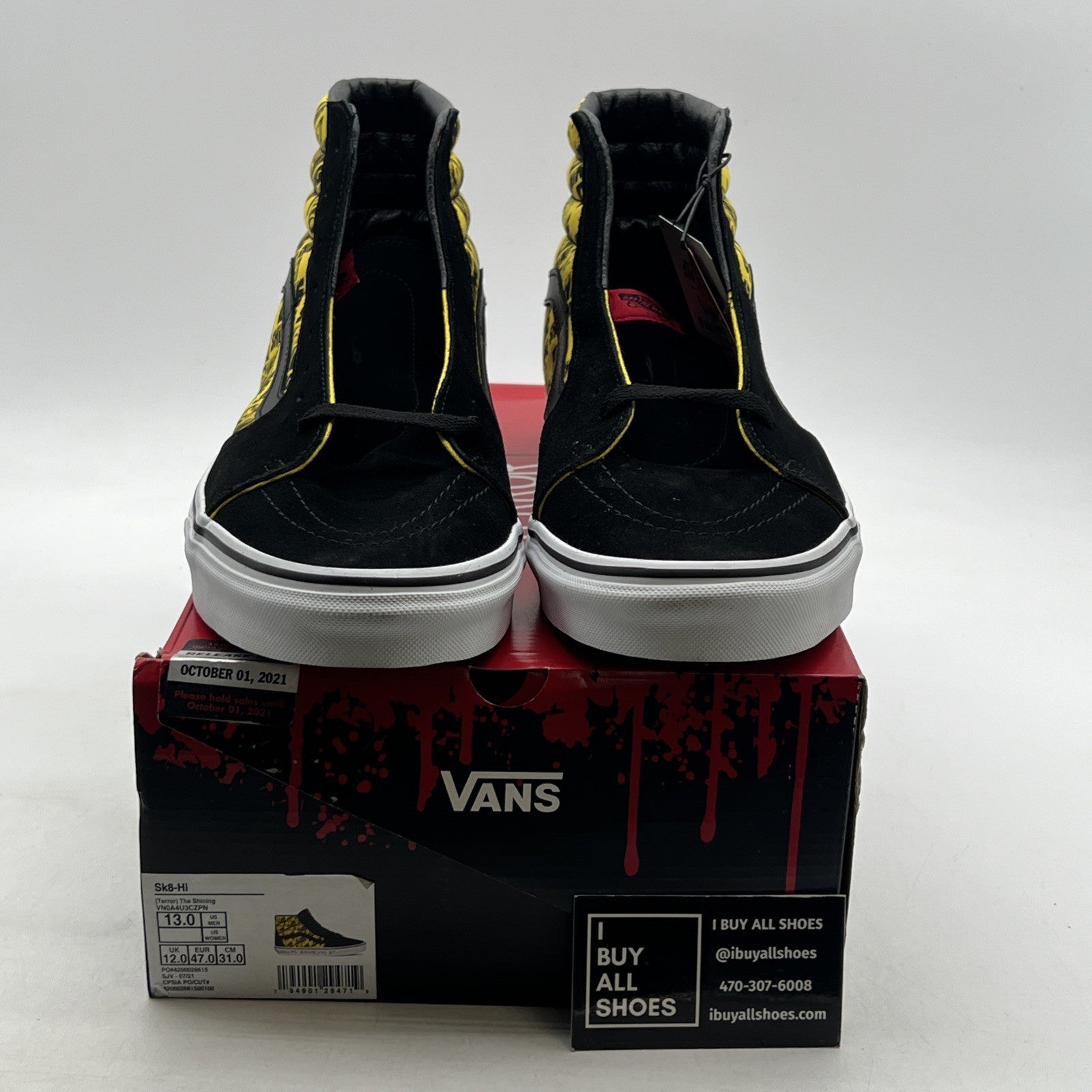 Size 13 - Vans Sk8-Hi House of Terror The Shining (VN0A4U3CZPN)